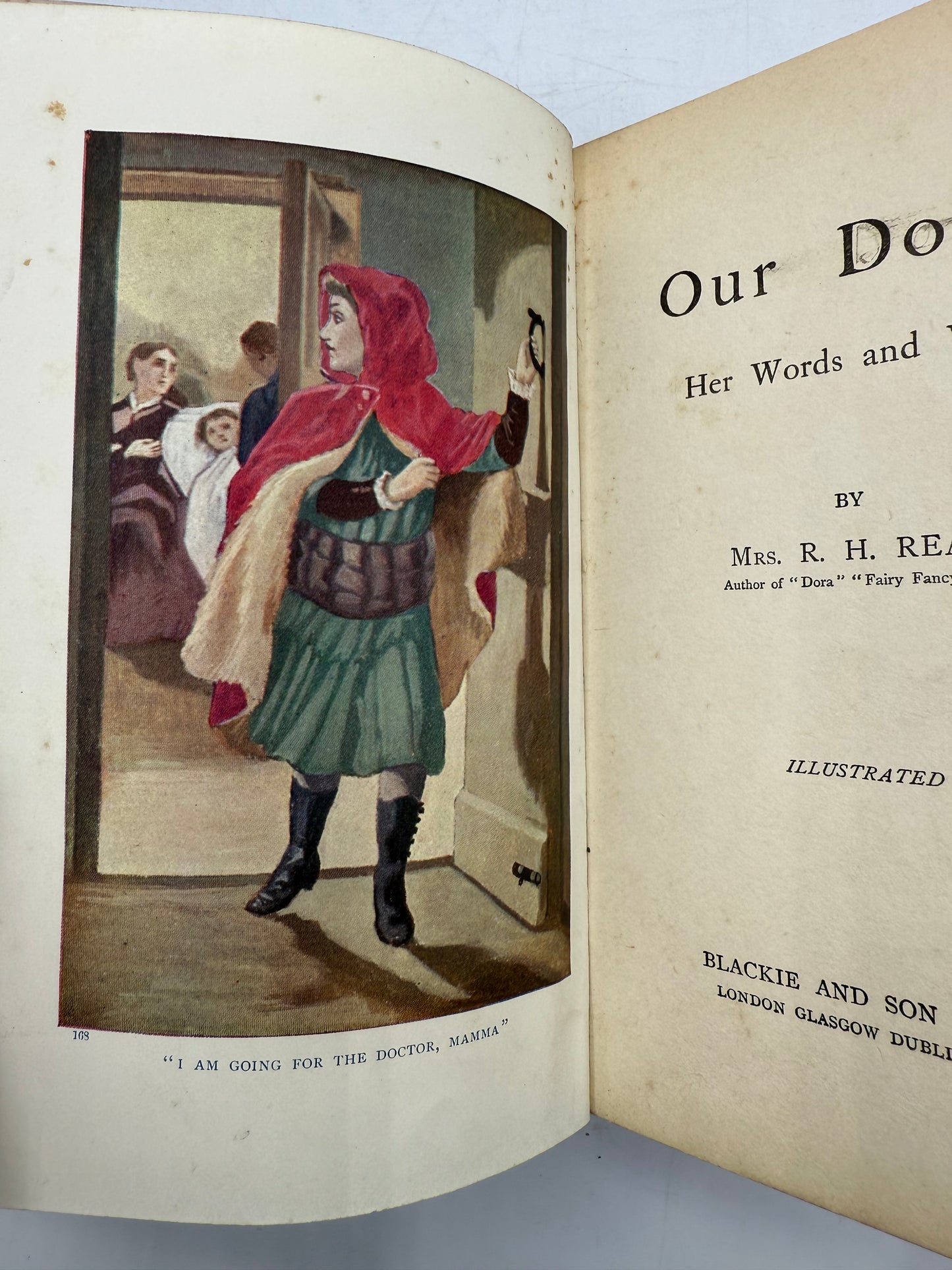 Our Dolly, Floral Antique Book