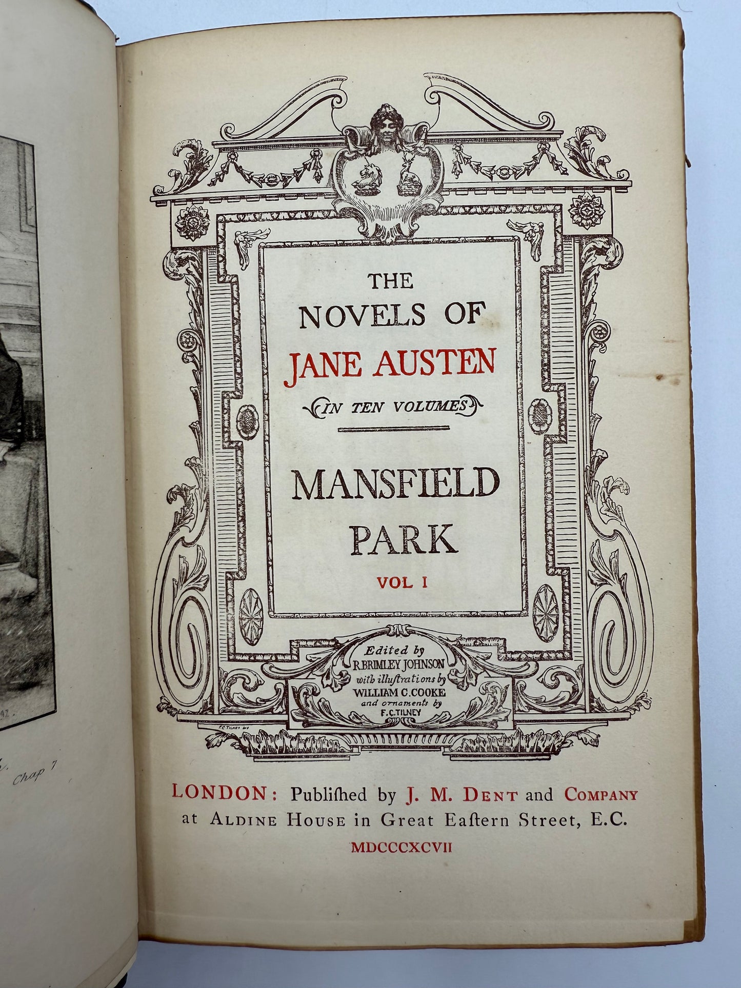 Jane Austen's Mansfield Park, Antique Edition