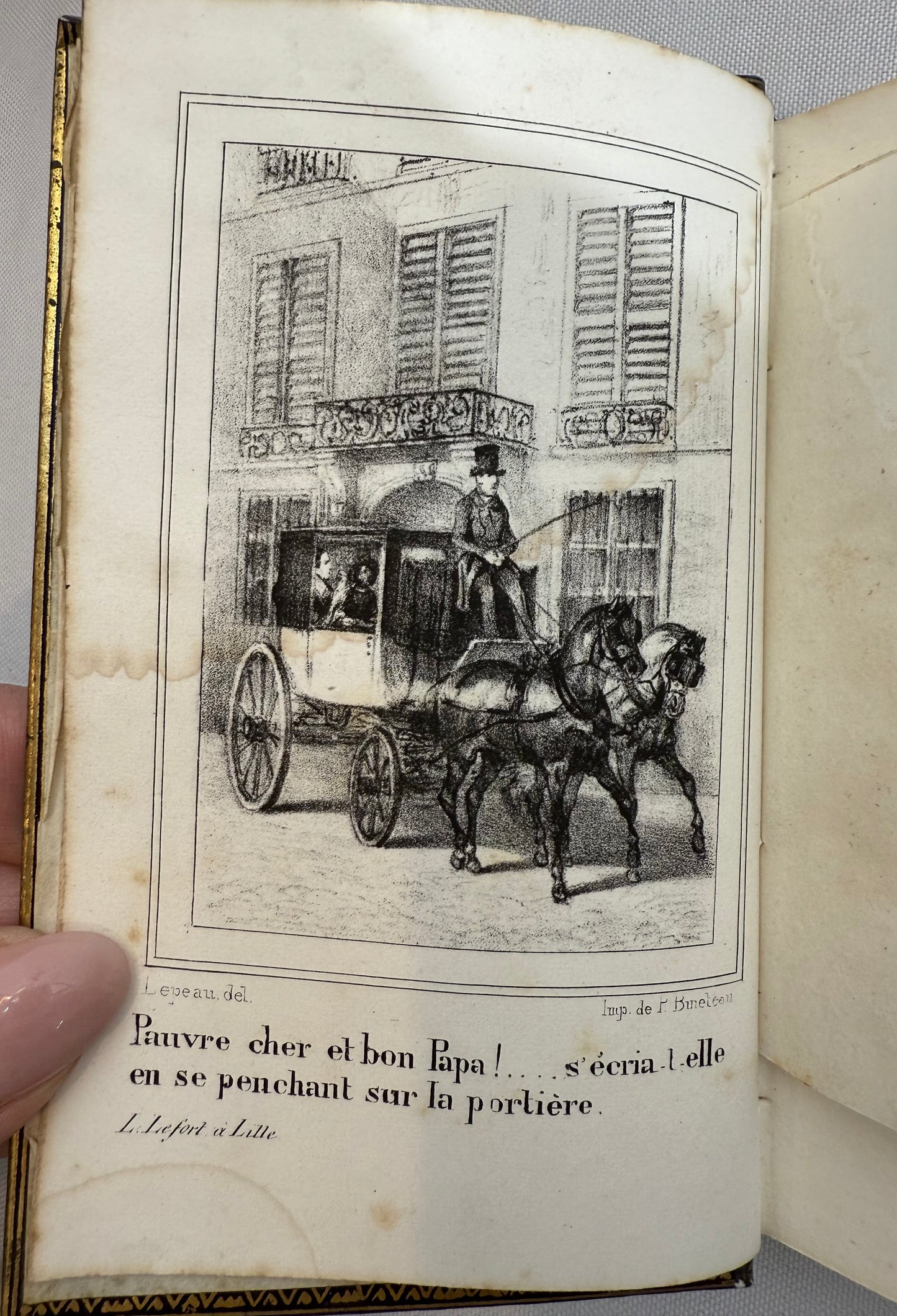 Honorine, French Cartonnage Book, 1842