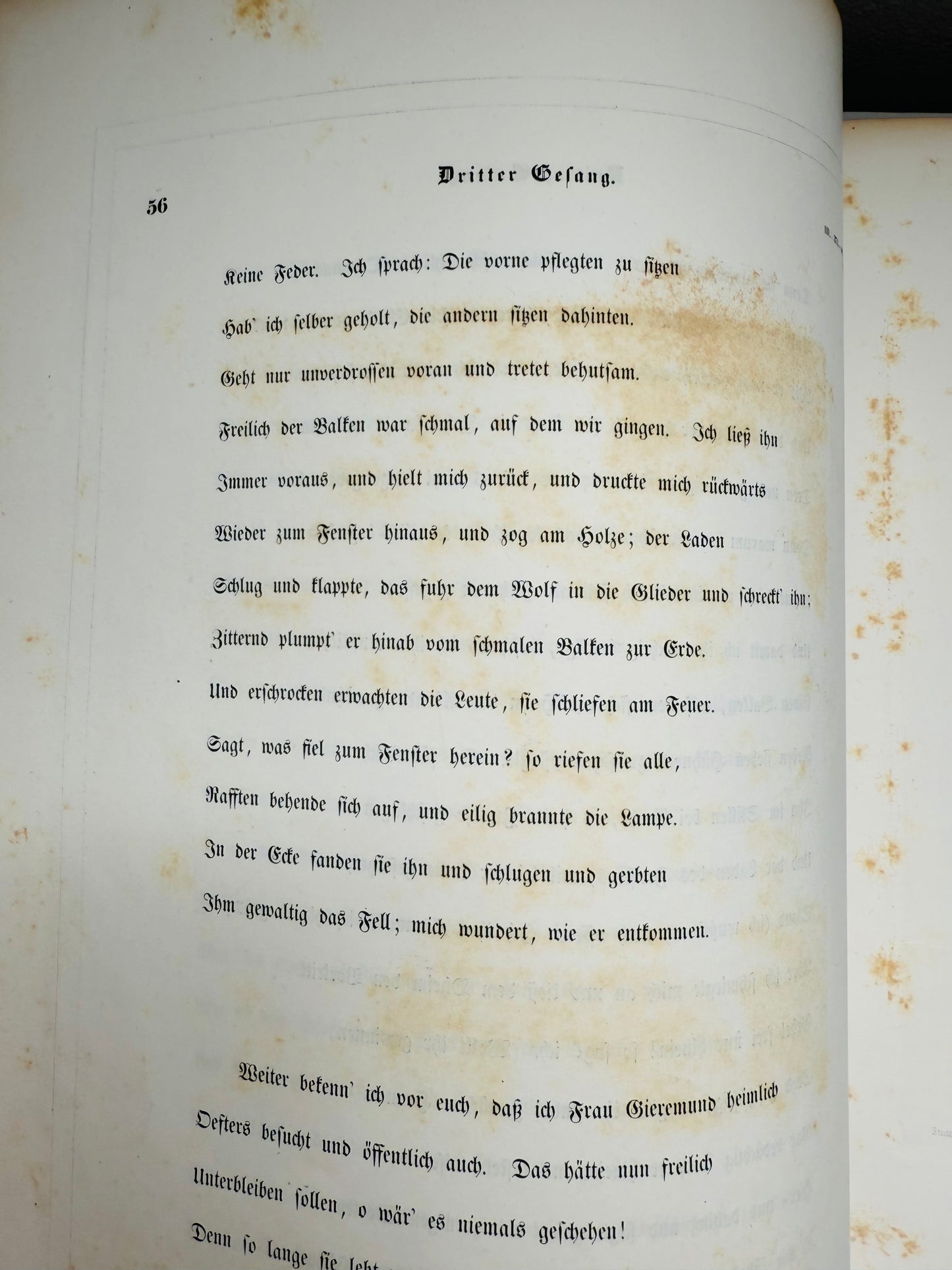 Wolfgang von Goethe's Fable, 1846