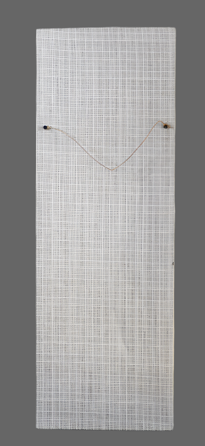 Vintage Iris Woven Wool Art, Sweden