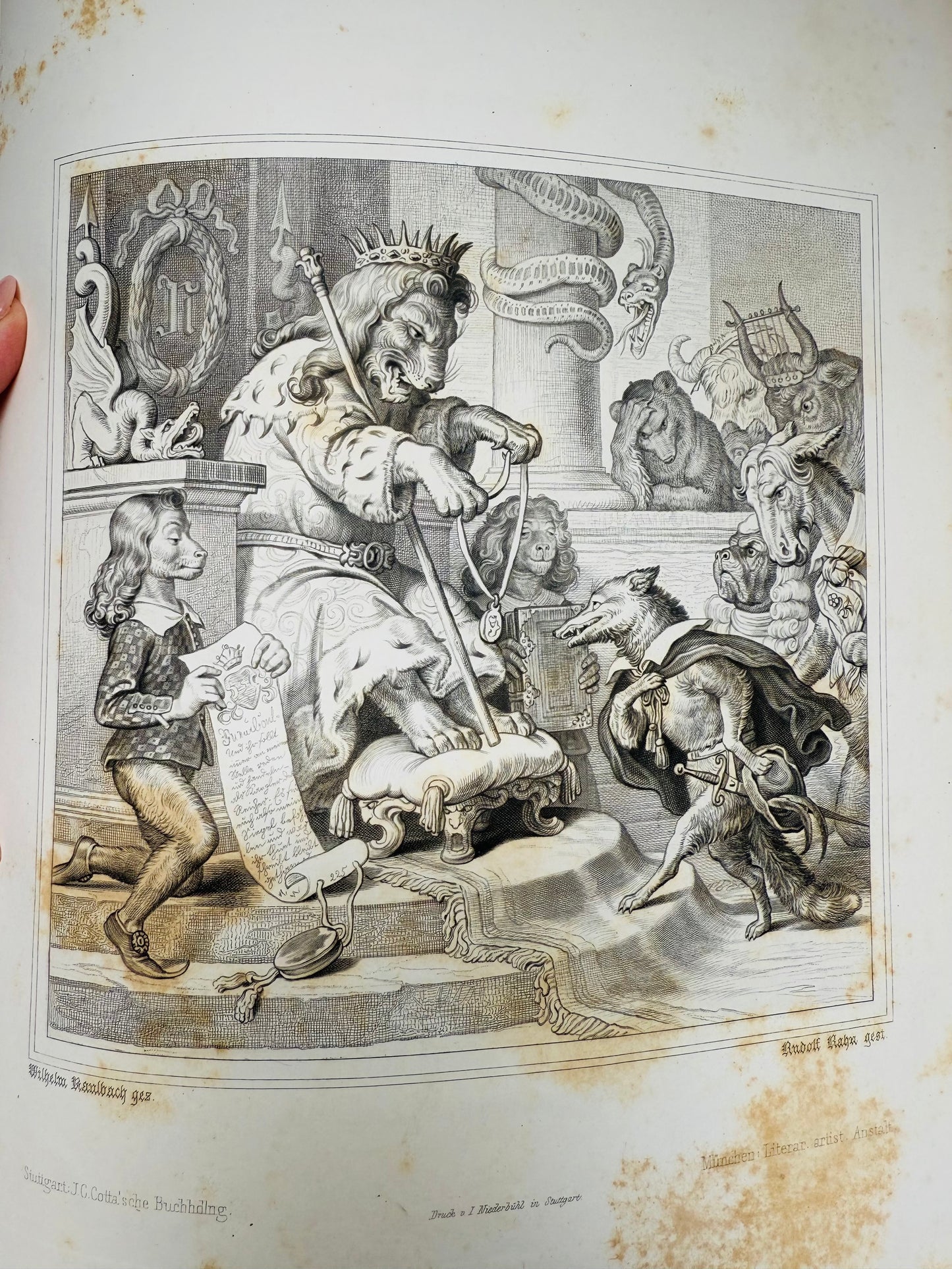 Wolfgang von Goethe's Fable, 1846