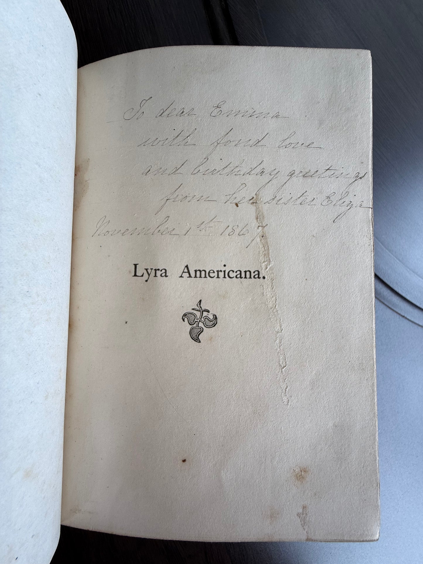 Lyra Americana, Antique Christian Book