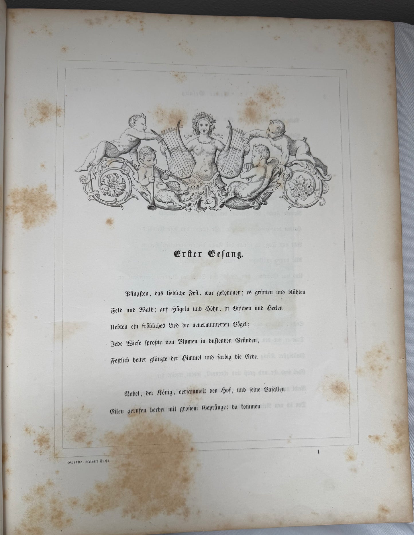 Wolfgang von Goethe's Fable, 1846