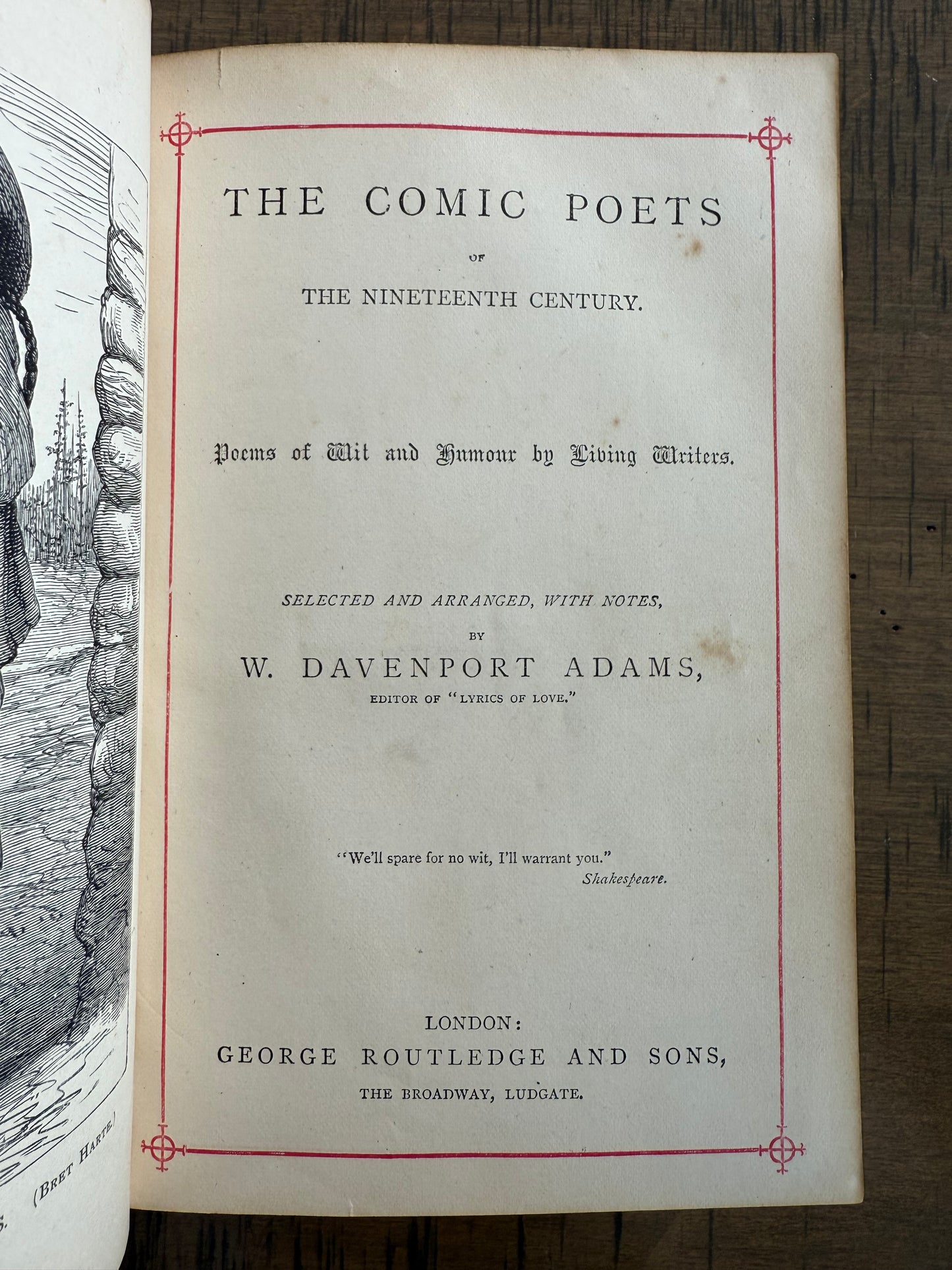 The Comic Poets, contains Lewis Carroll & others