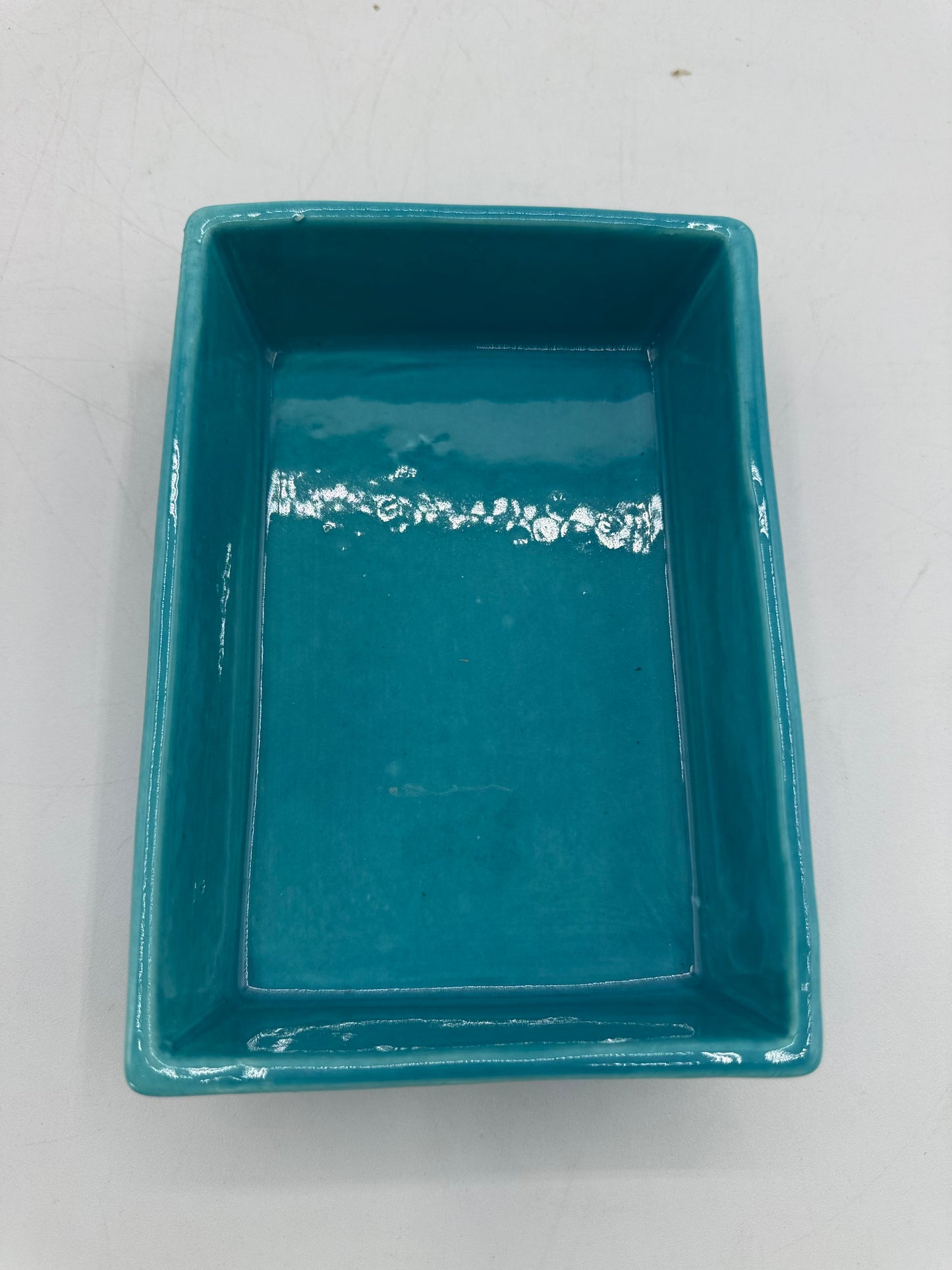 Raymor Italian Aqua Blue Porcelain Box