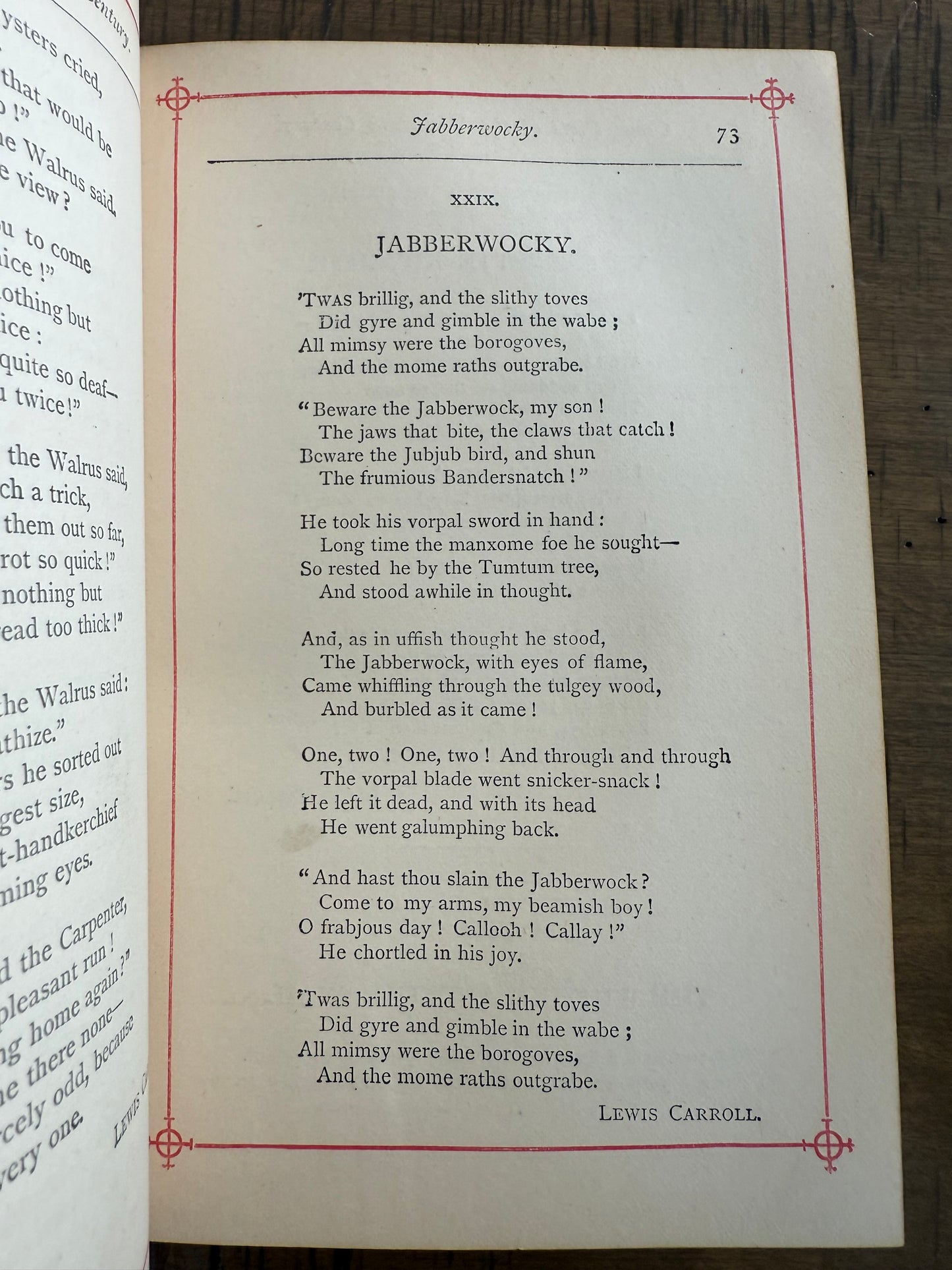 The Comic Poets, contains Lewis Carroll & others