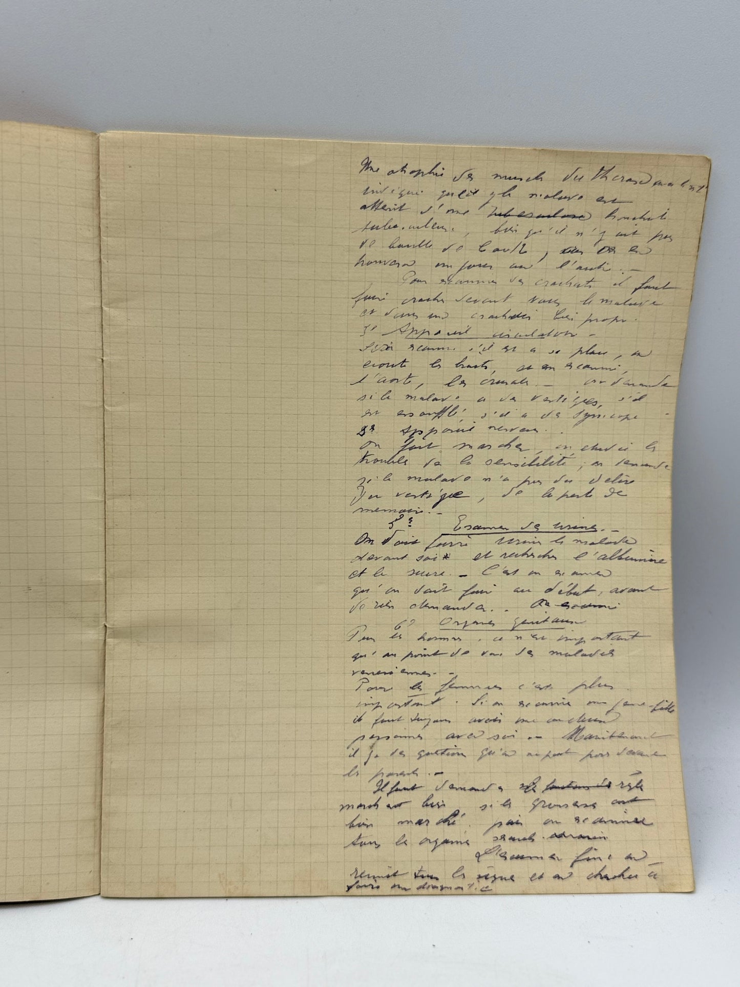 Vintage French Composition Notebook