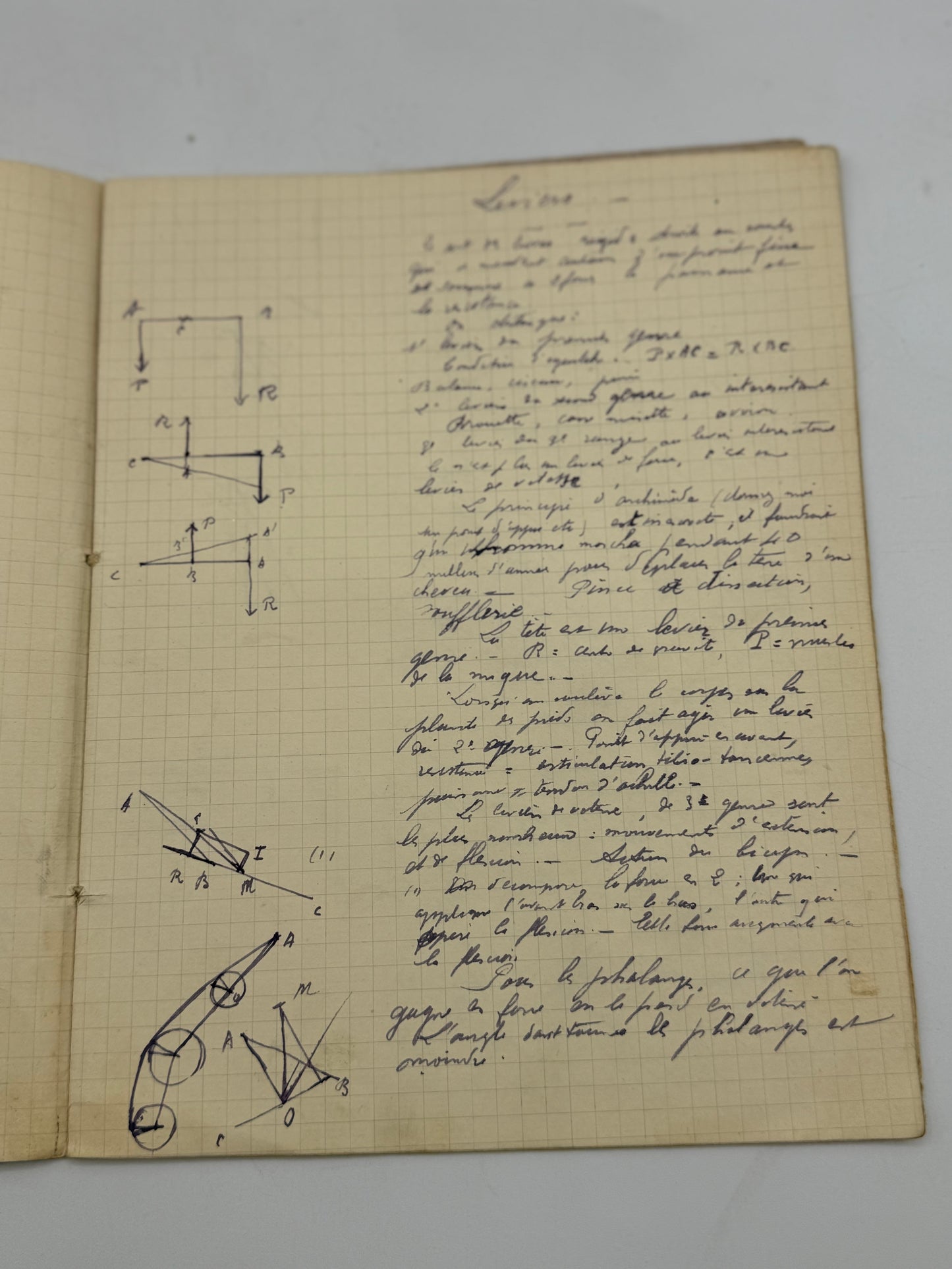 Vintage French Composition Notebook