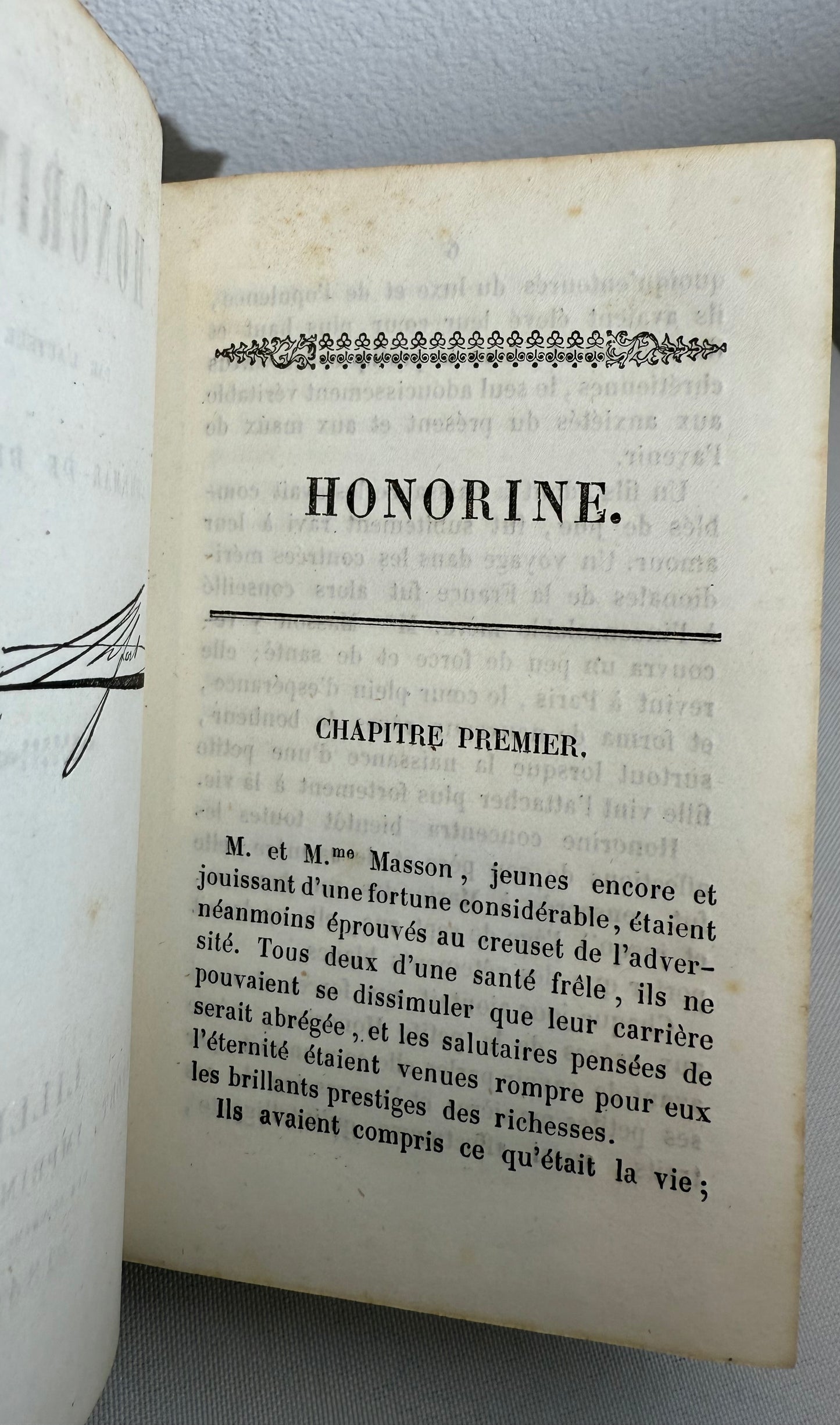 Honorine, French Cartonnage Book, 1842