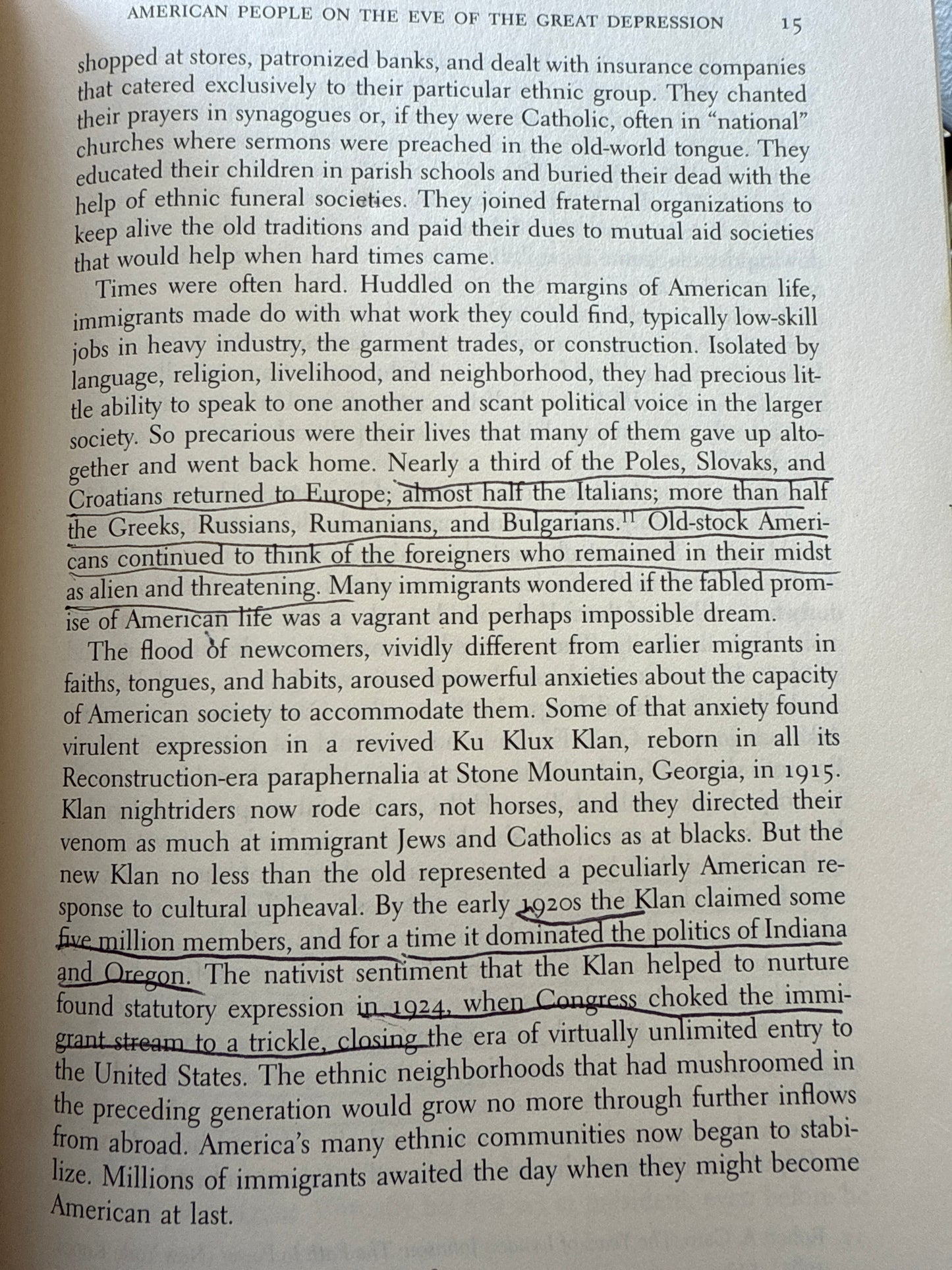 Freedom from Fear by David M Kennedy, 1999
