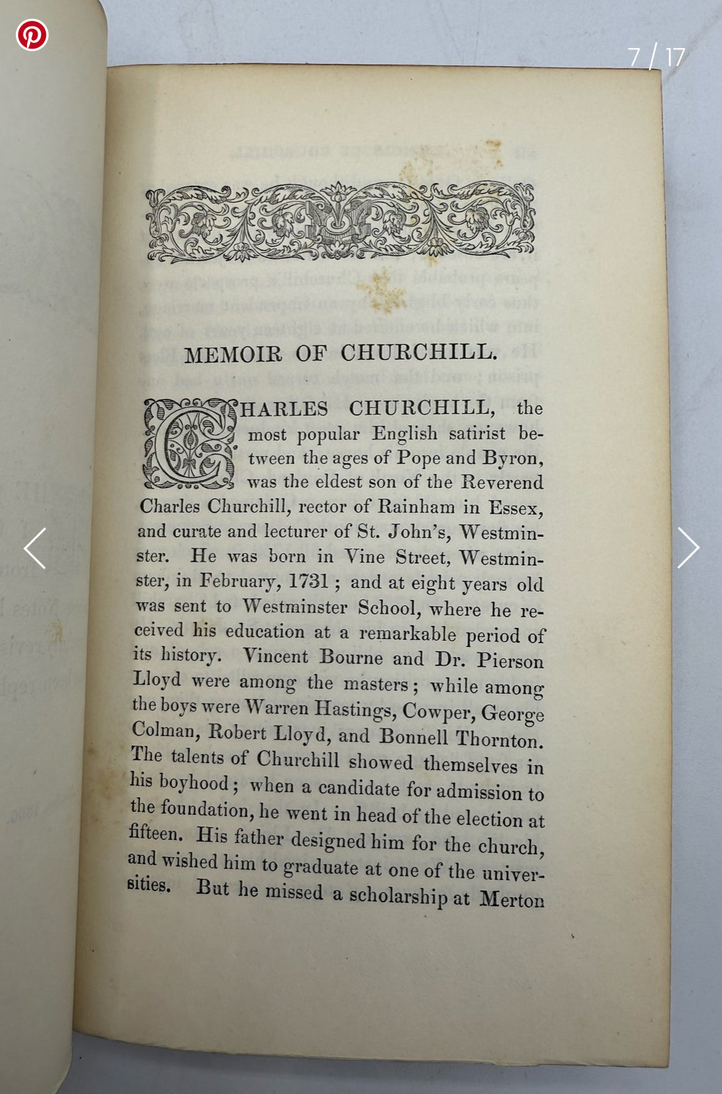British Poets, Charles Churchill, Vol 1