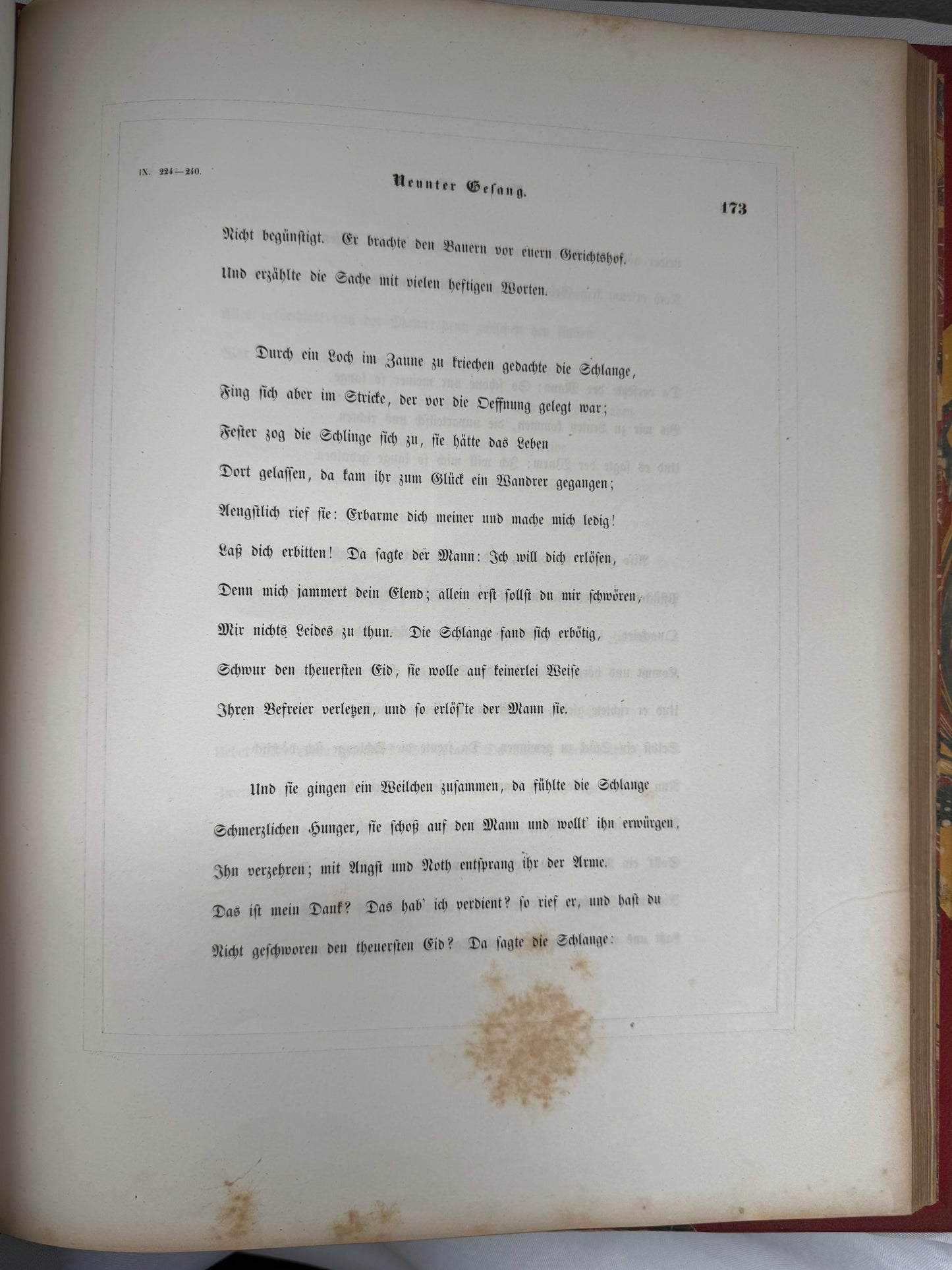 Wolfgang von Goethe's Fable, 1846