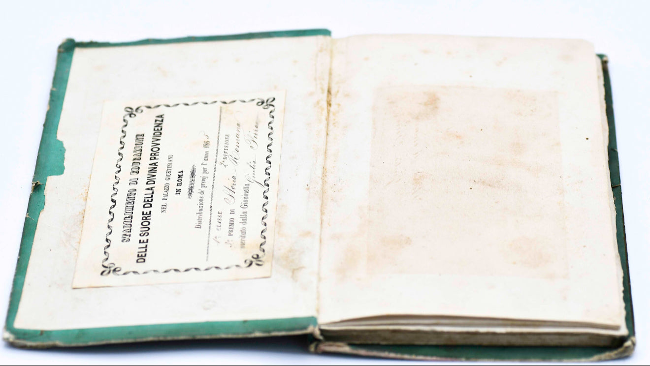 Elise et Celine cartonnage book, French