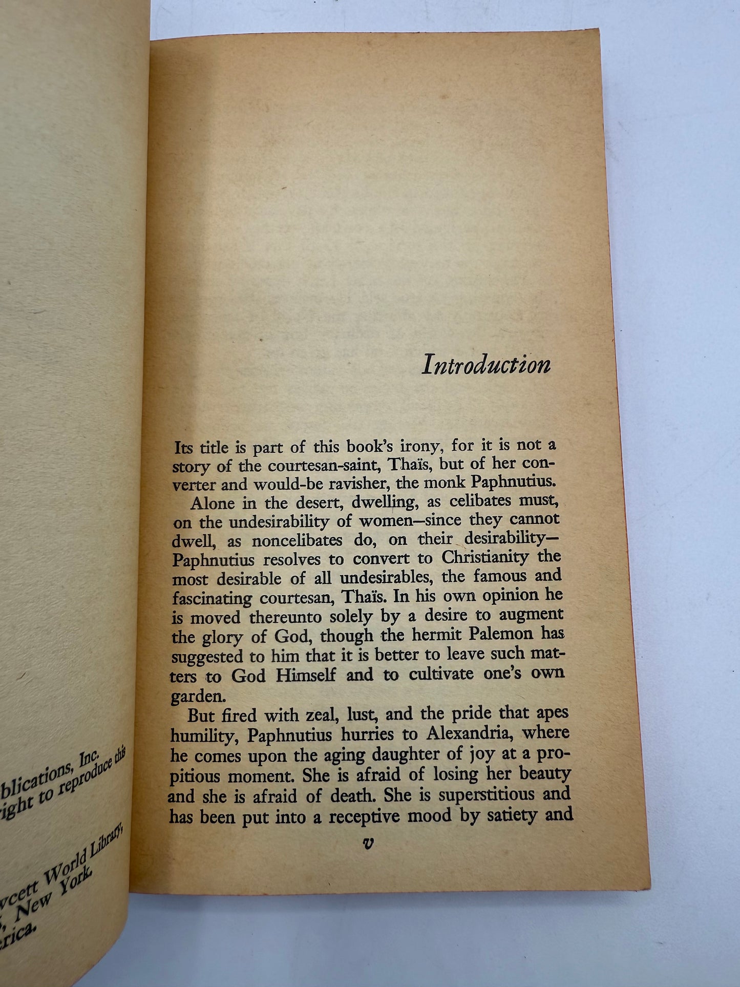 Thais by Anatole France, 1961
