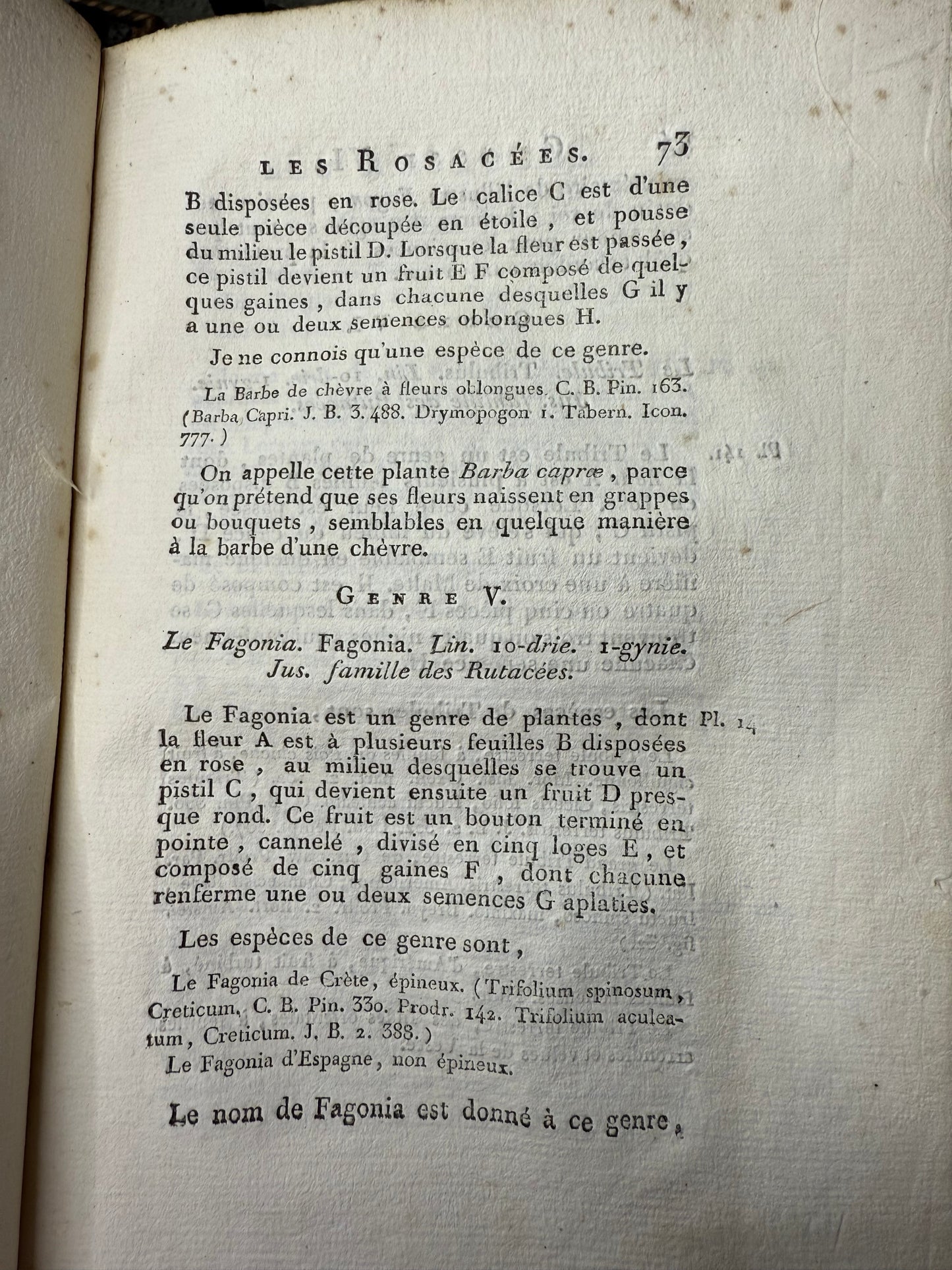 Elements of Botany, 1797, France