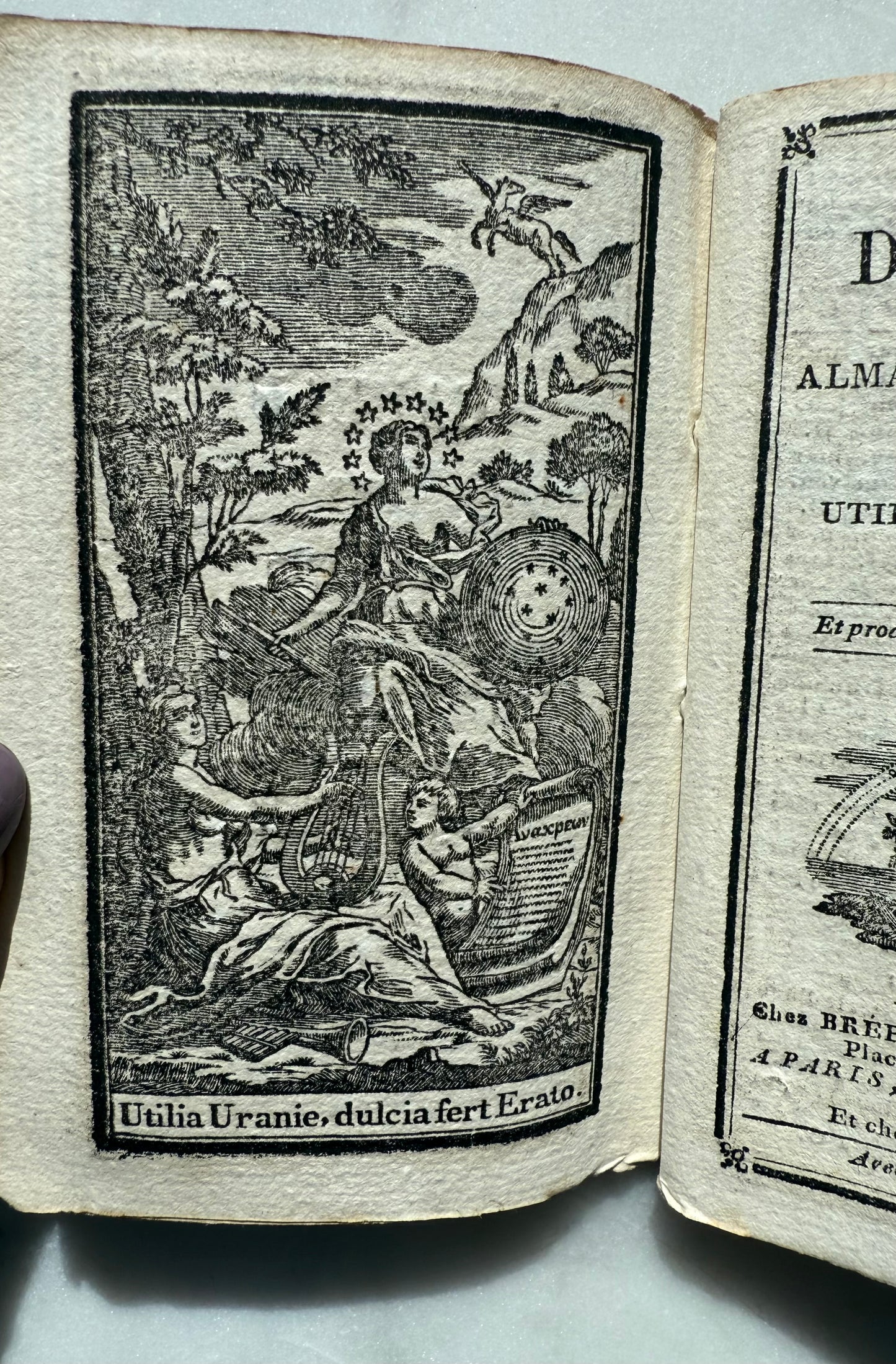 Small French Almanac, Cadeau des Muses, 1827