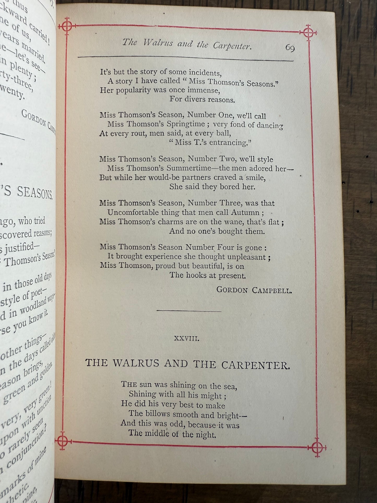 The Comic Poets, contains Lewis Carroll & others