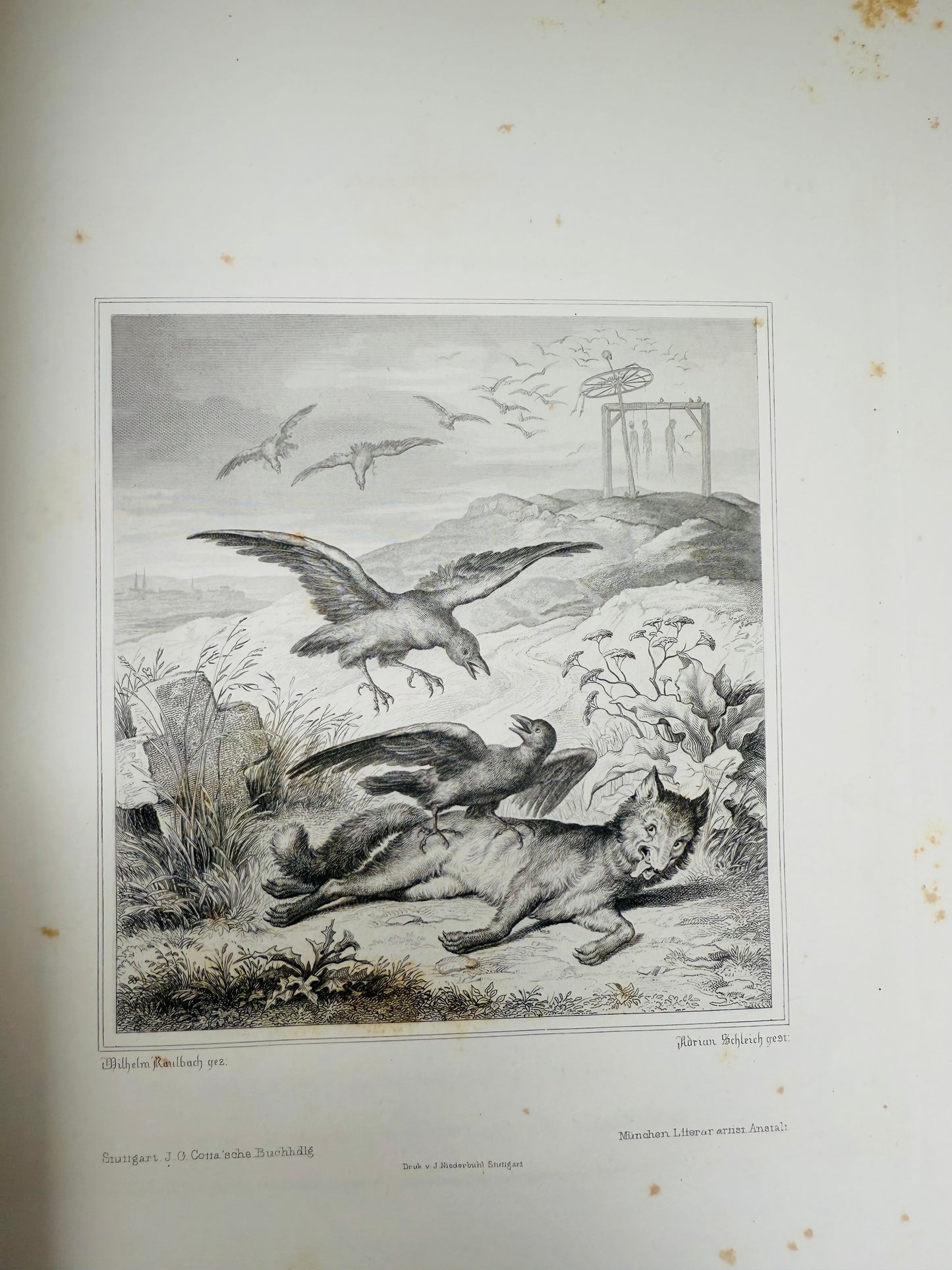 Wolfgang von Goethe's Fable, 1846