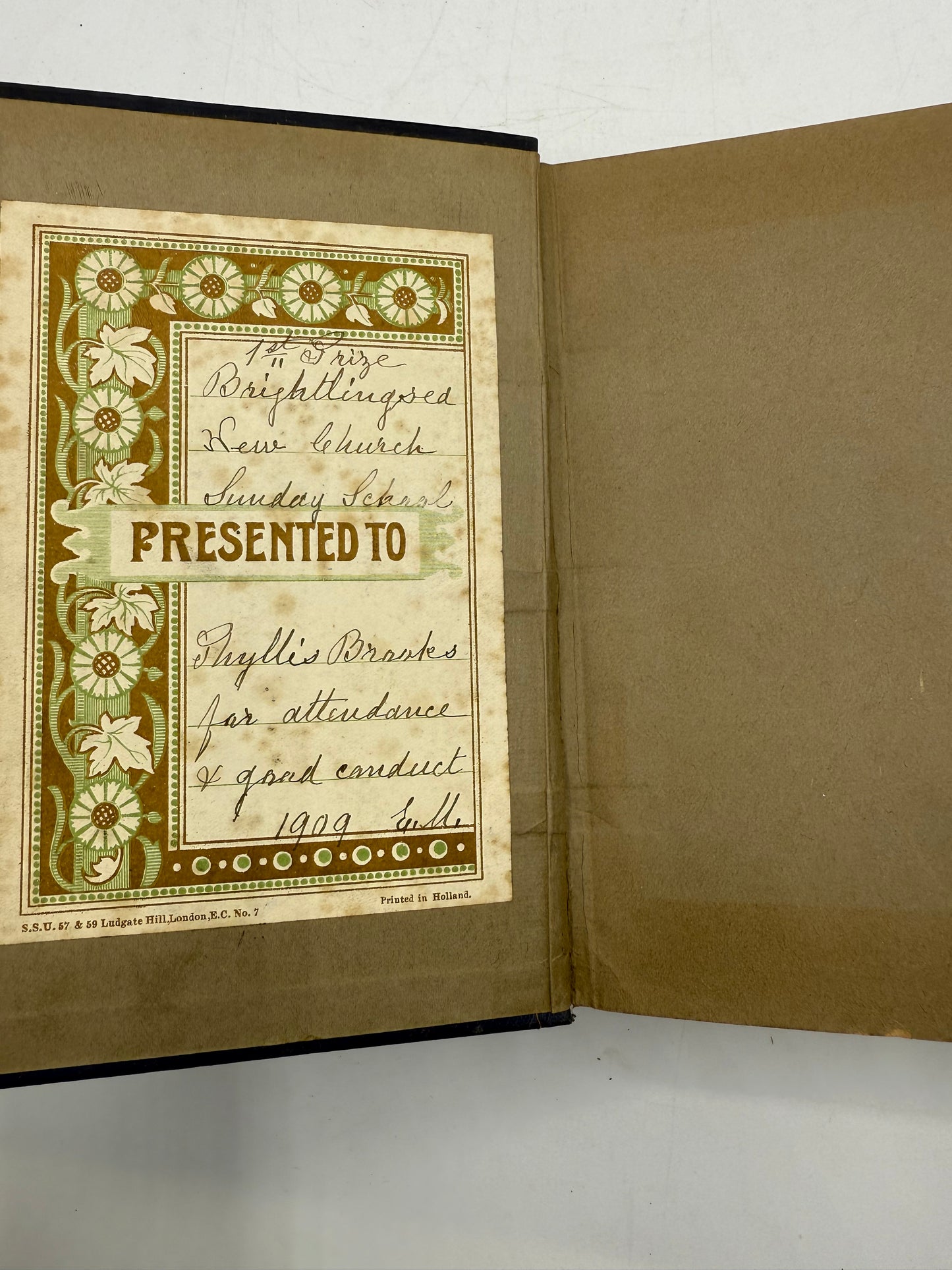 Our Dolly, Floral Antique Book