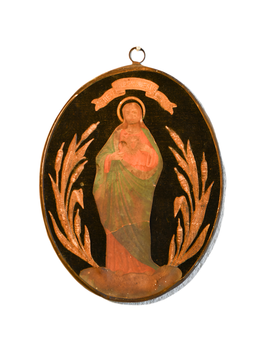 French Christian Wall Plaque, Messiah Artwork