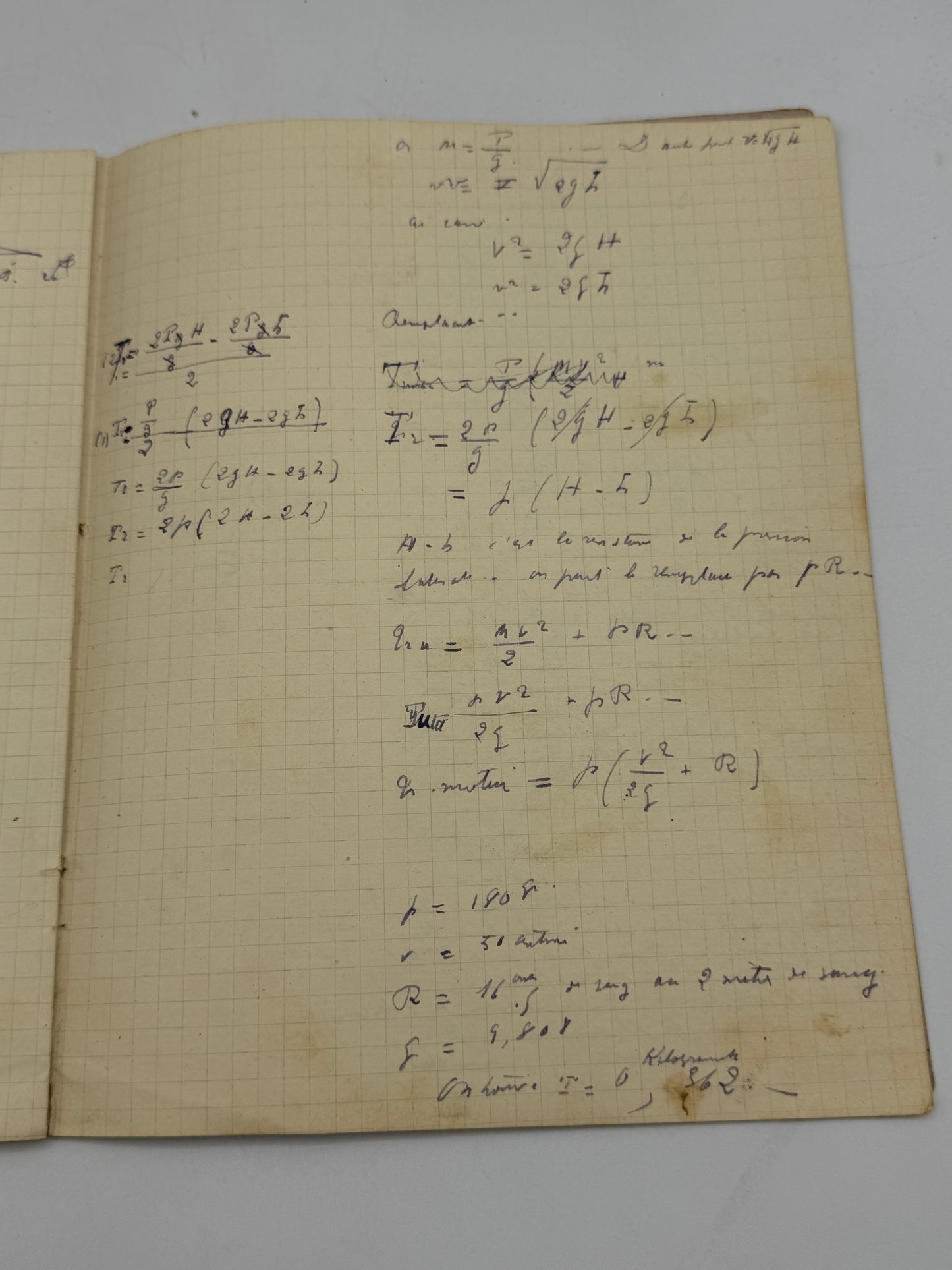 Vintage French Composition Notebook