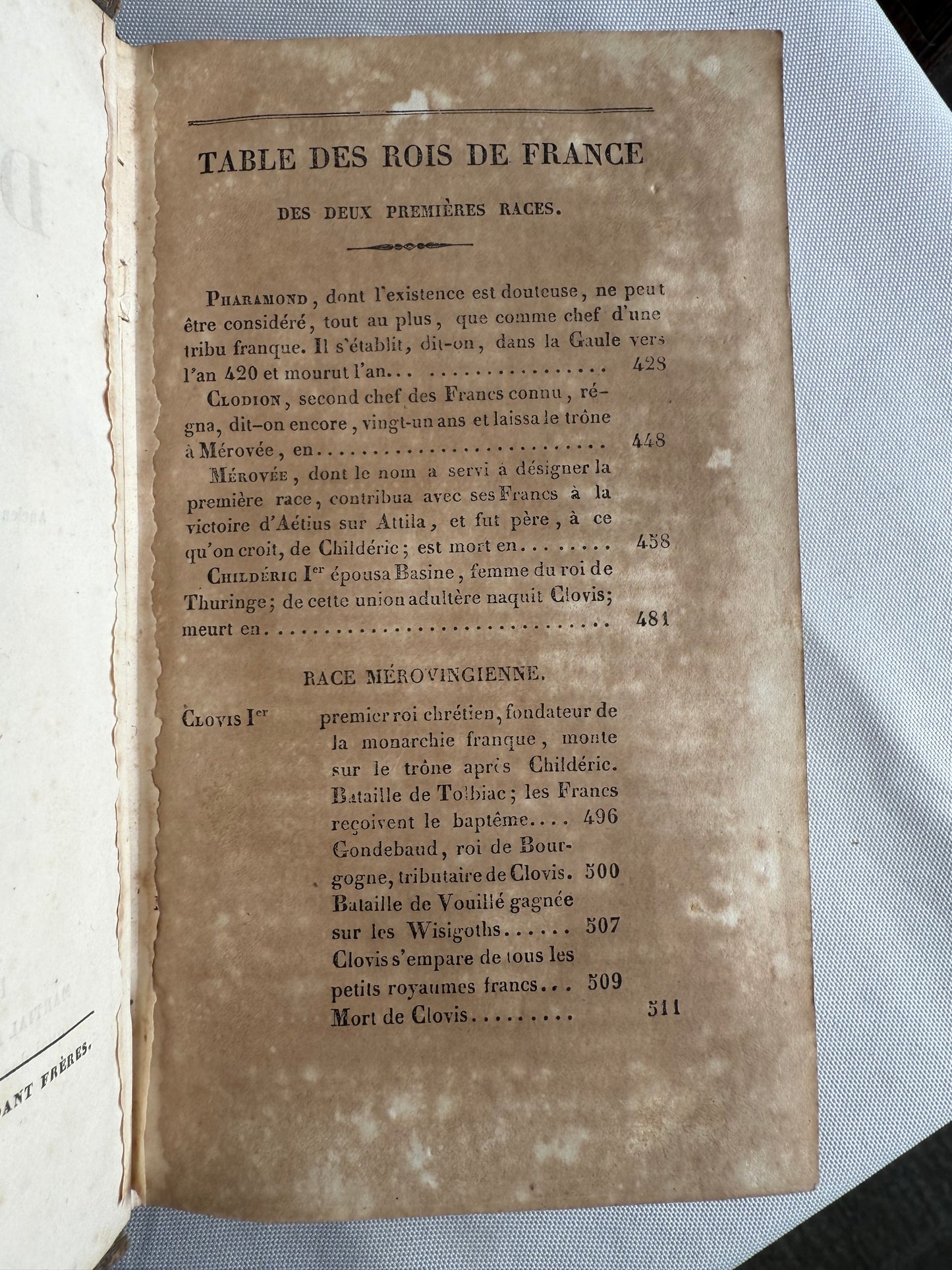 History of France as Told to Youth, 1851, French