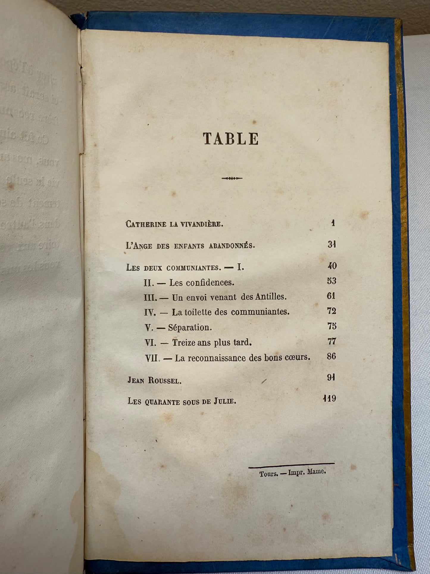 One Virtue per Story, French Cartonnage Book