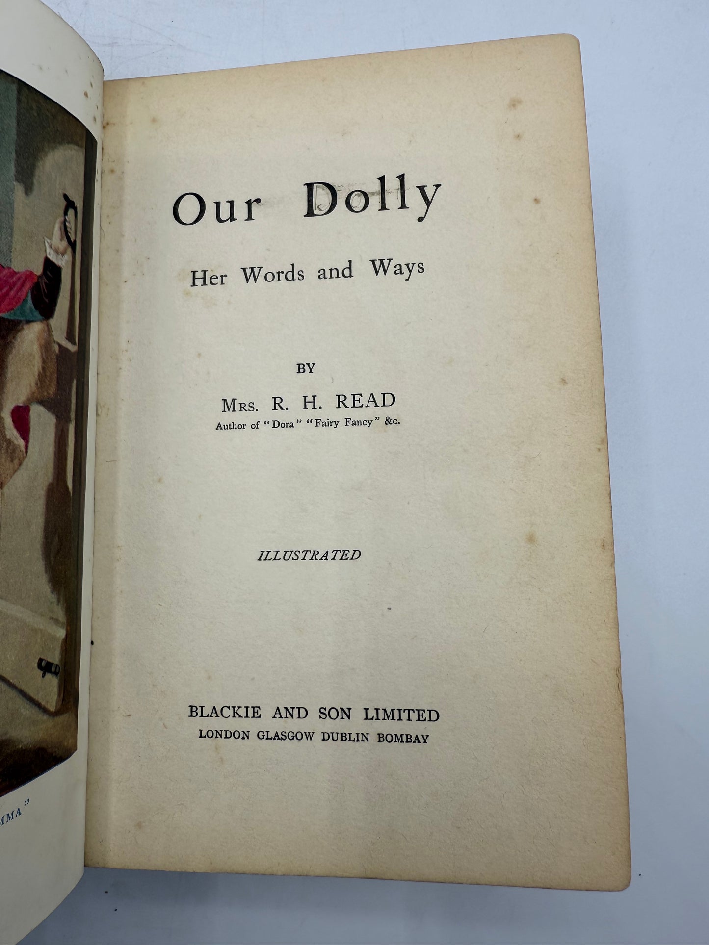 Our Dolly, Floral Antique Book