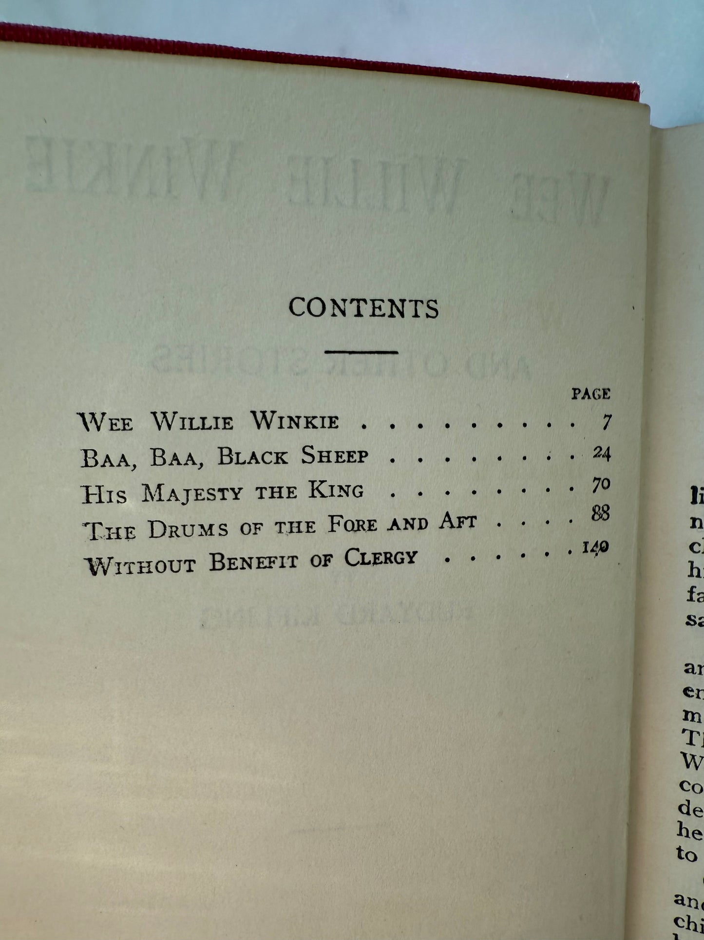 Rudyard Kipling’s Wee Willie Winkie & Other Stories