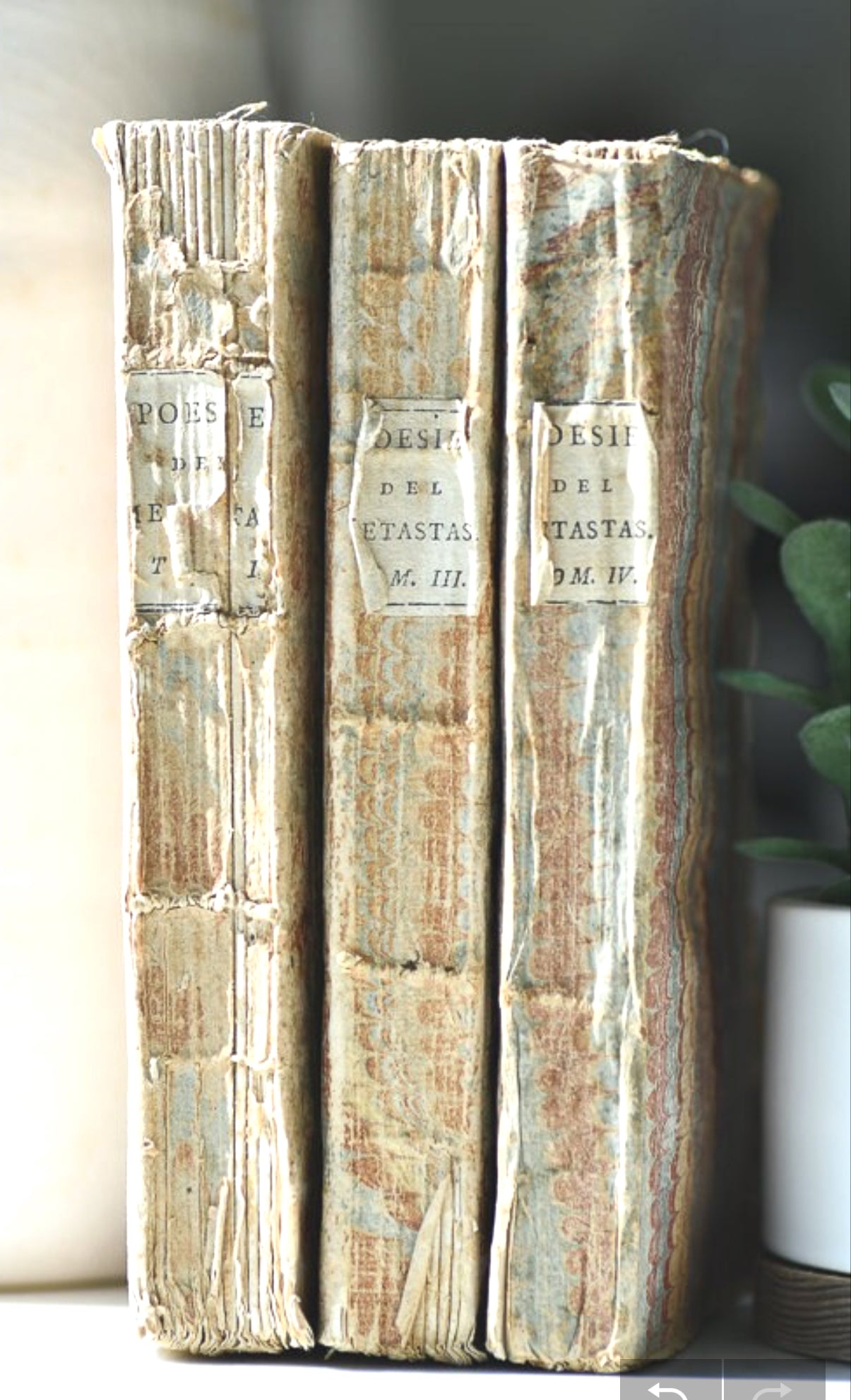 Poems of Abbot Pietro Metastasio, 1773, Italian