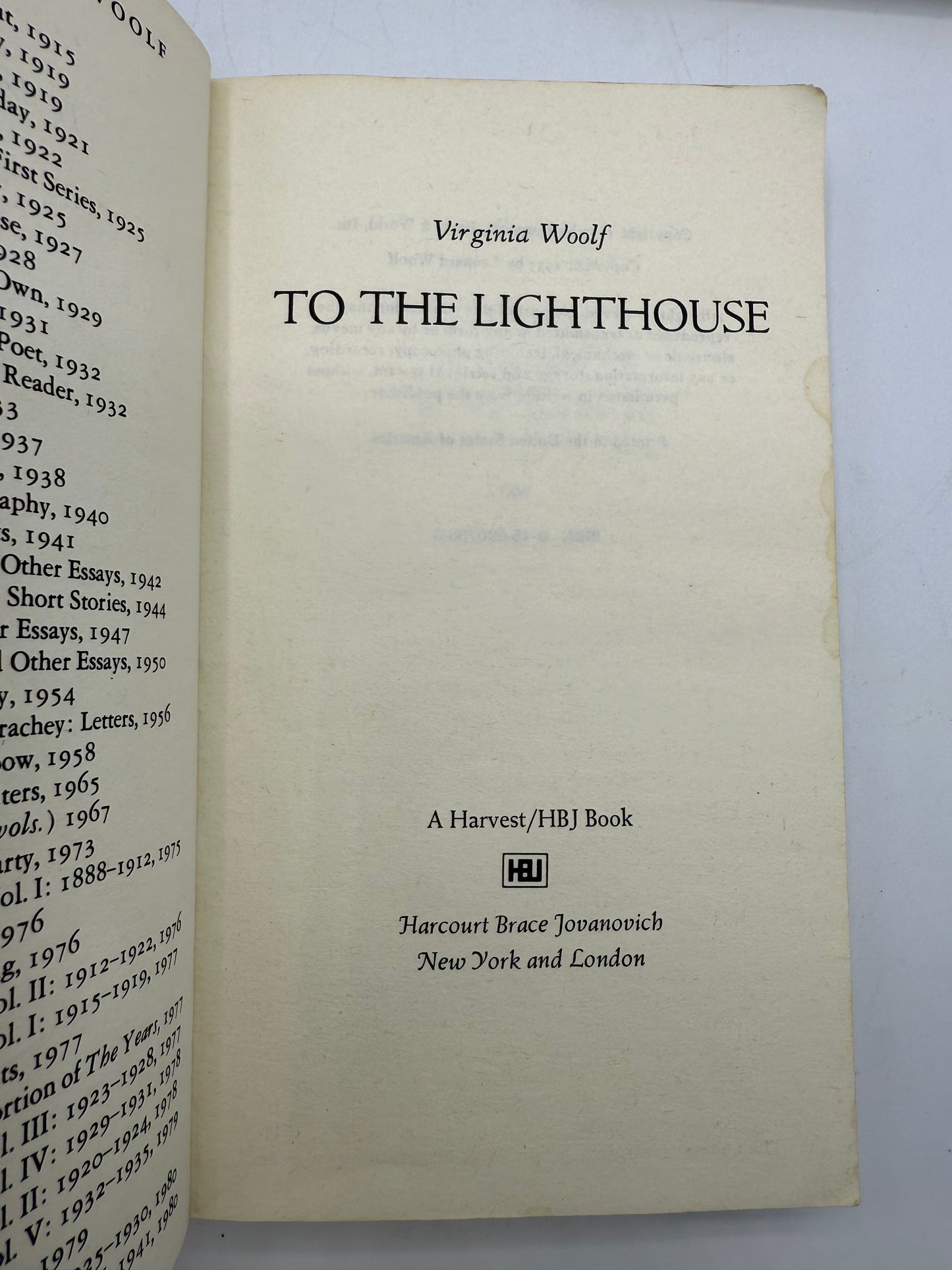 Vintage Paperback Bookshelf Display Lot, Woolf, Wharton