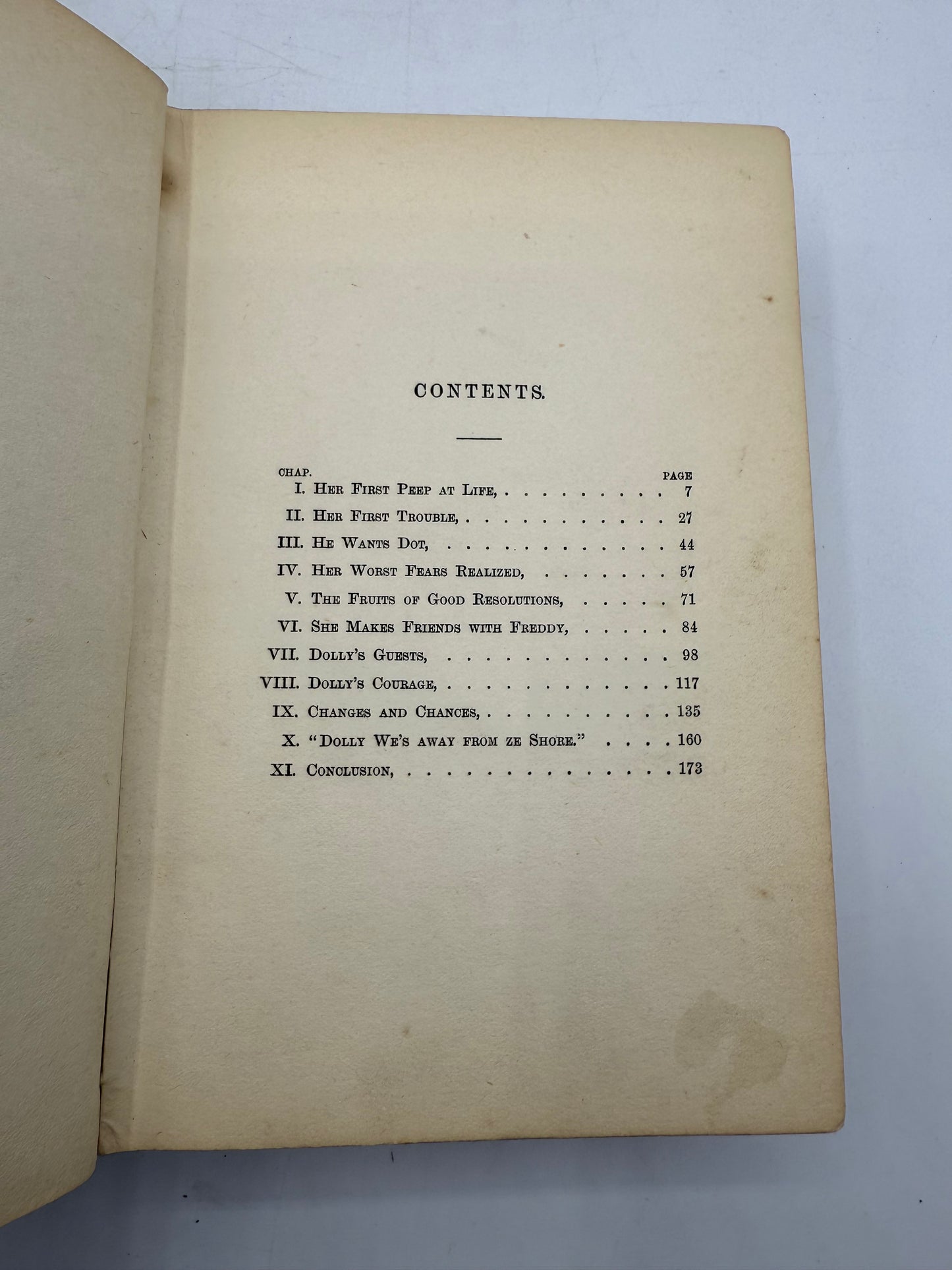 Our Dolly, Floral Antique Book