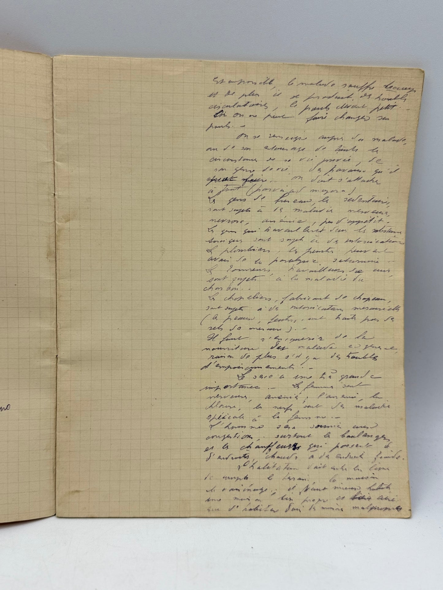 Vintage French Composition Notebook