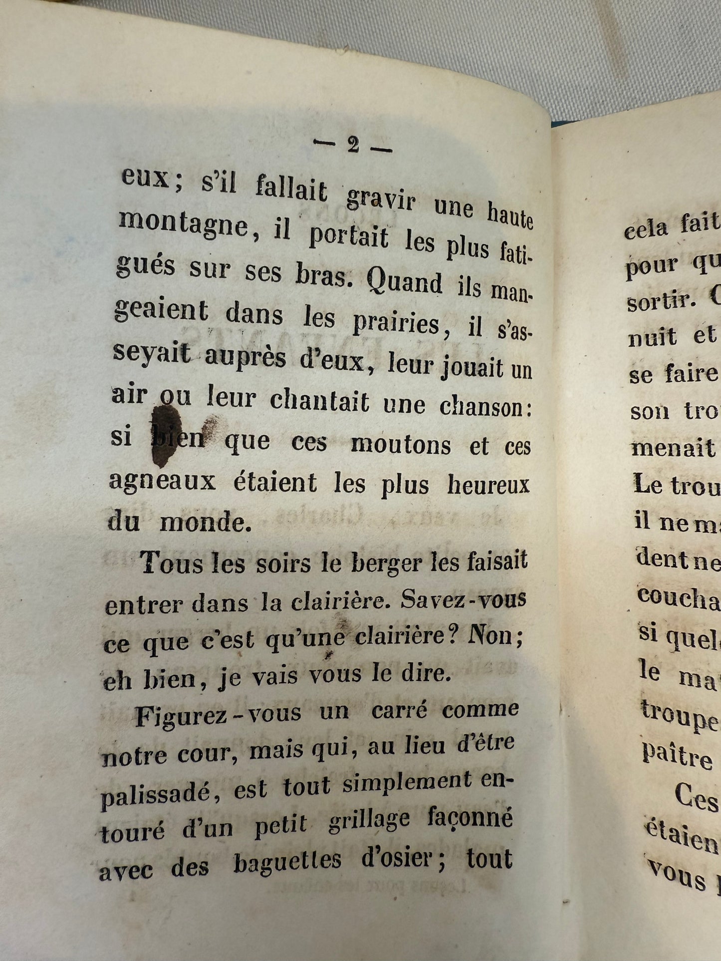 Lessons for Children, French Cartonnage Book