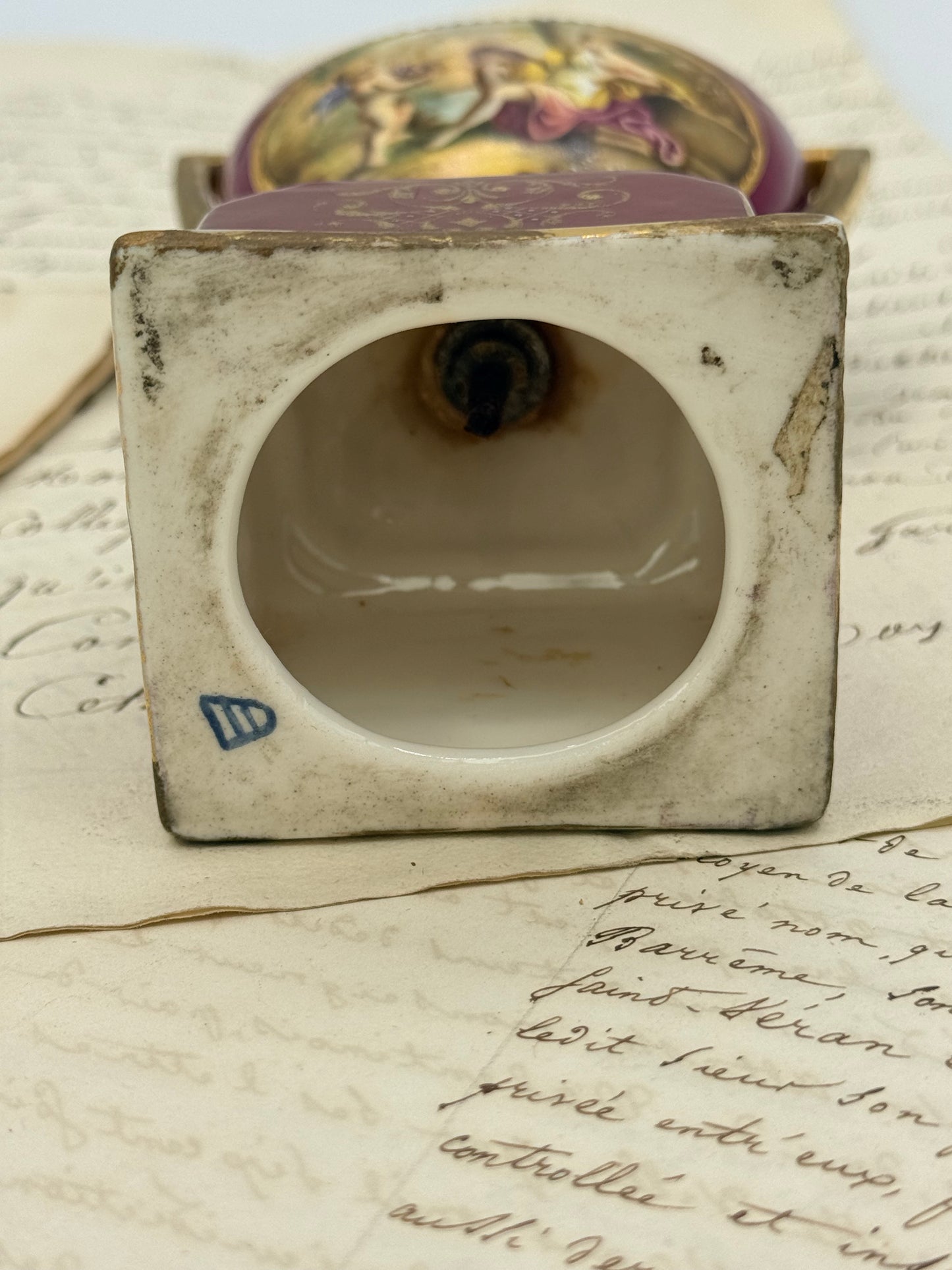 299- Ackermann & Fritze Small Urn, Royal Vienna Style