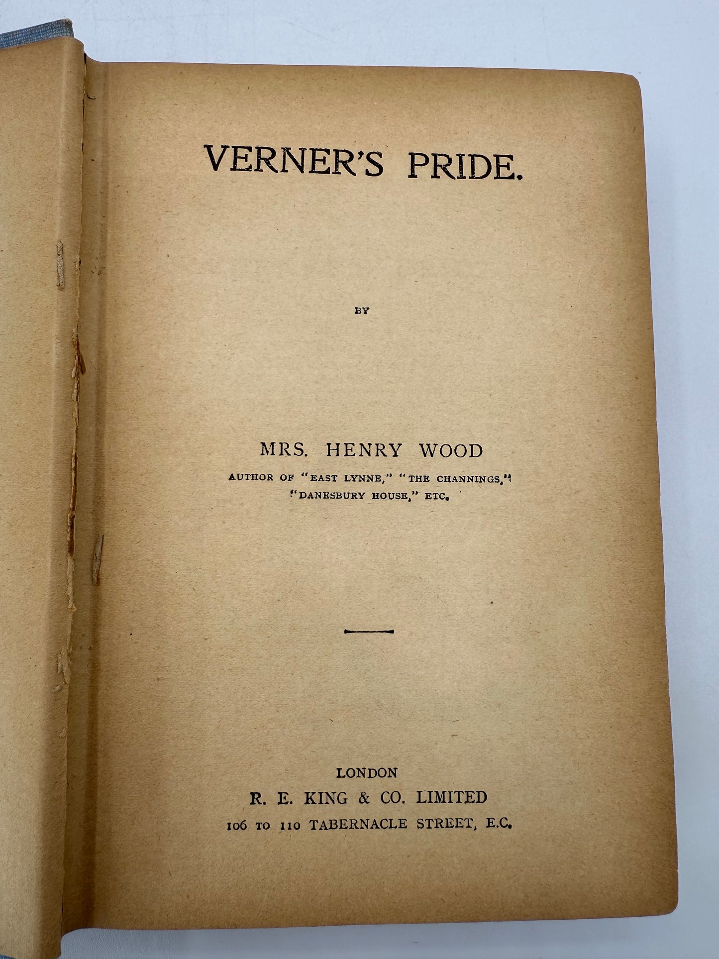 Antique Floral Book, Verner’s Pride