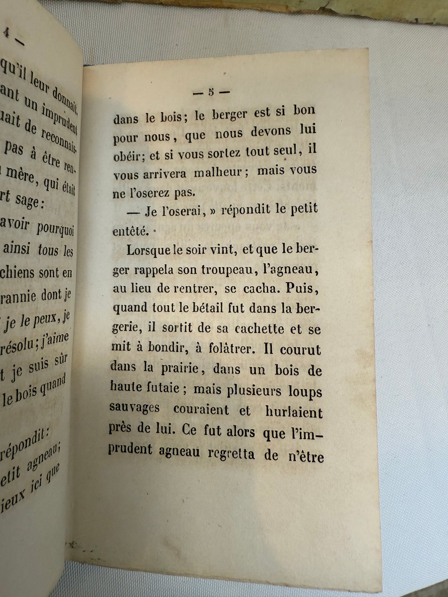 Lessons for Children, French Cartonnage Book
