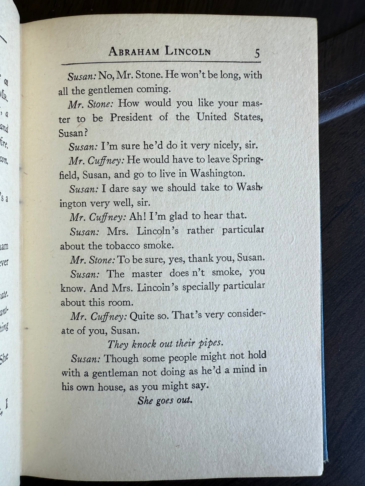 Abraham Lincoln, A Play by John Drinkwater