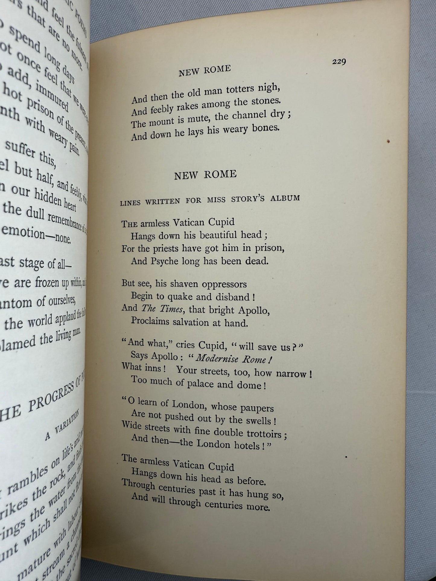 Poetical Works of Matthew Arnold, Decorative Leather, 1896