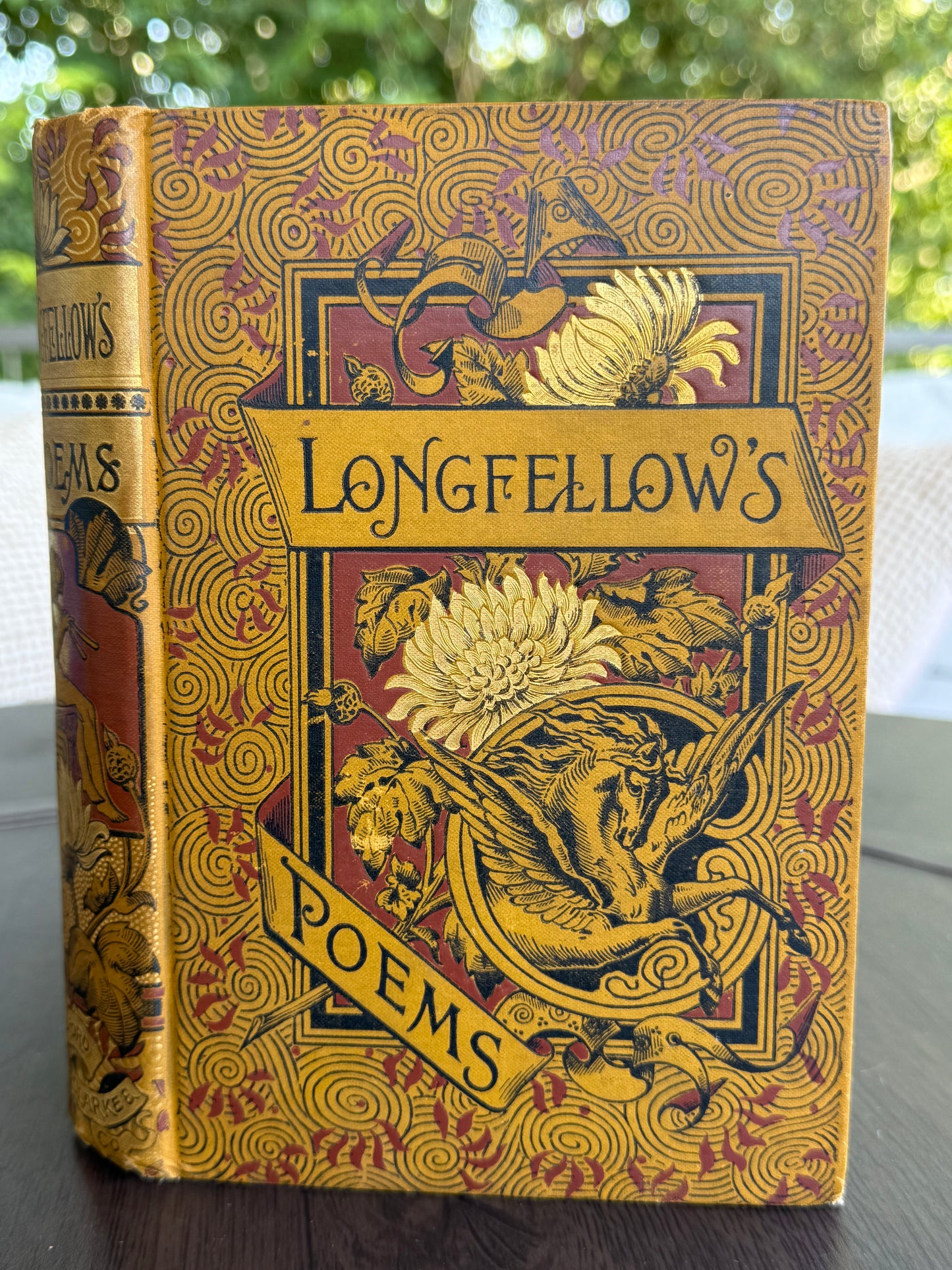 Henry W Longfellow Ballads, Victorian Binding