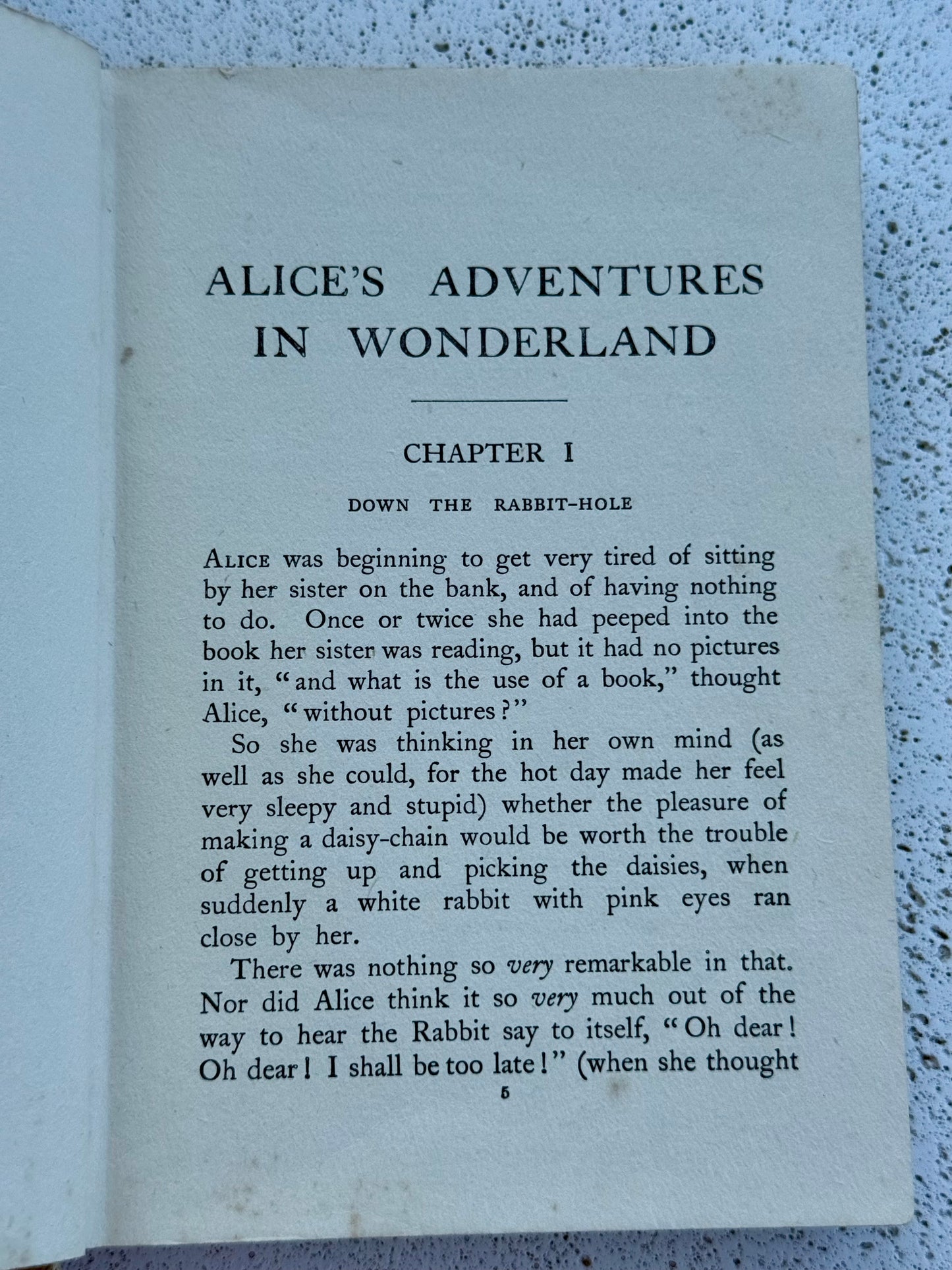Vintage Alice’s Adventures in Wonderland by Lewis Carroll