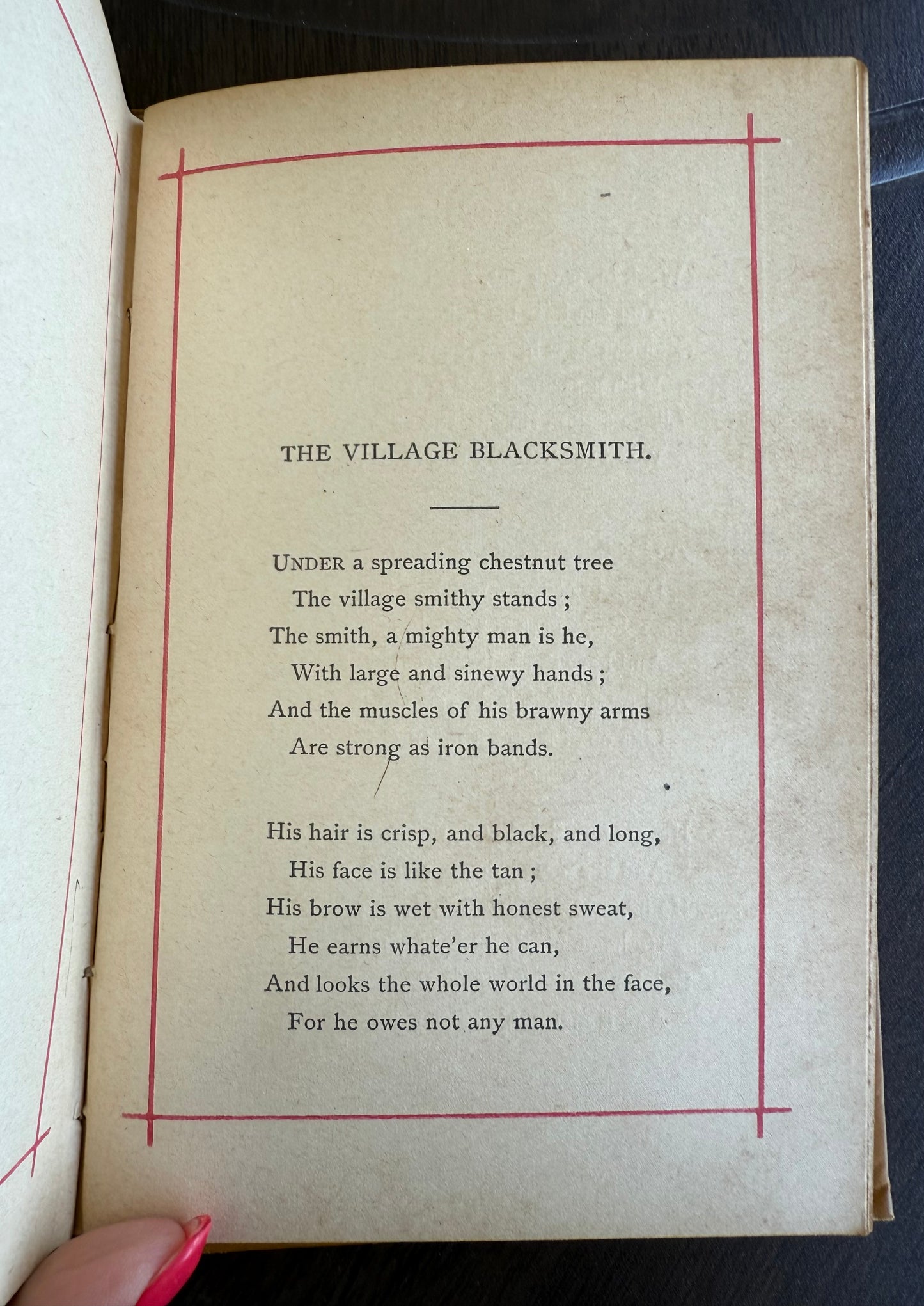 Henry W Longfellow Ballads, Victorian Binding