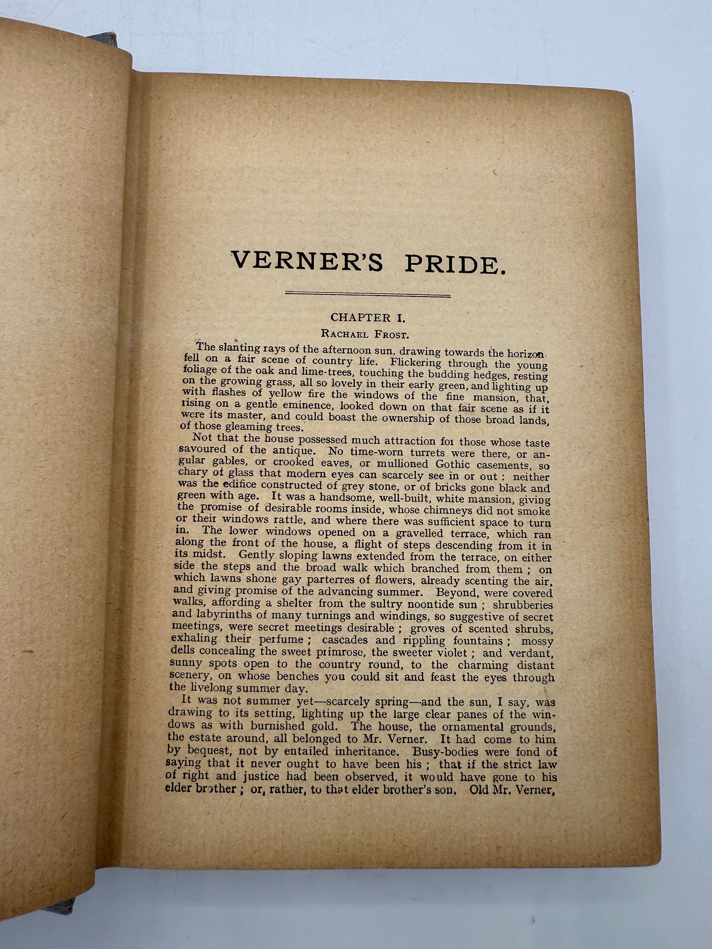 Antique Floral Book, Verner’s Pride