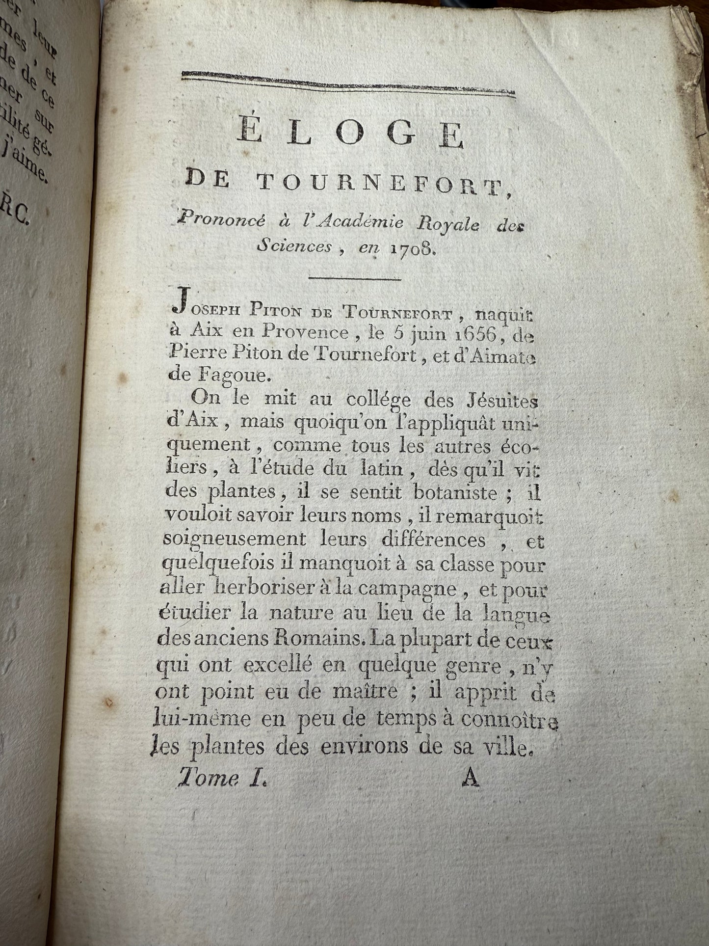 Elements of Botany, 1797, France