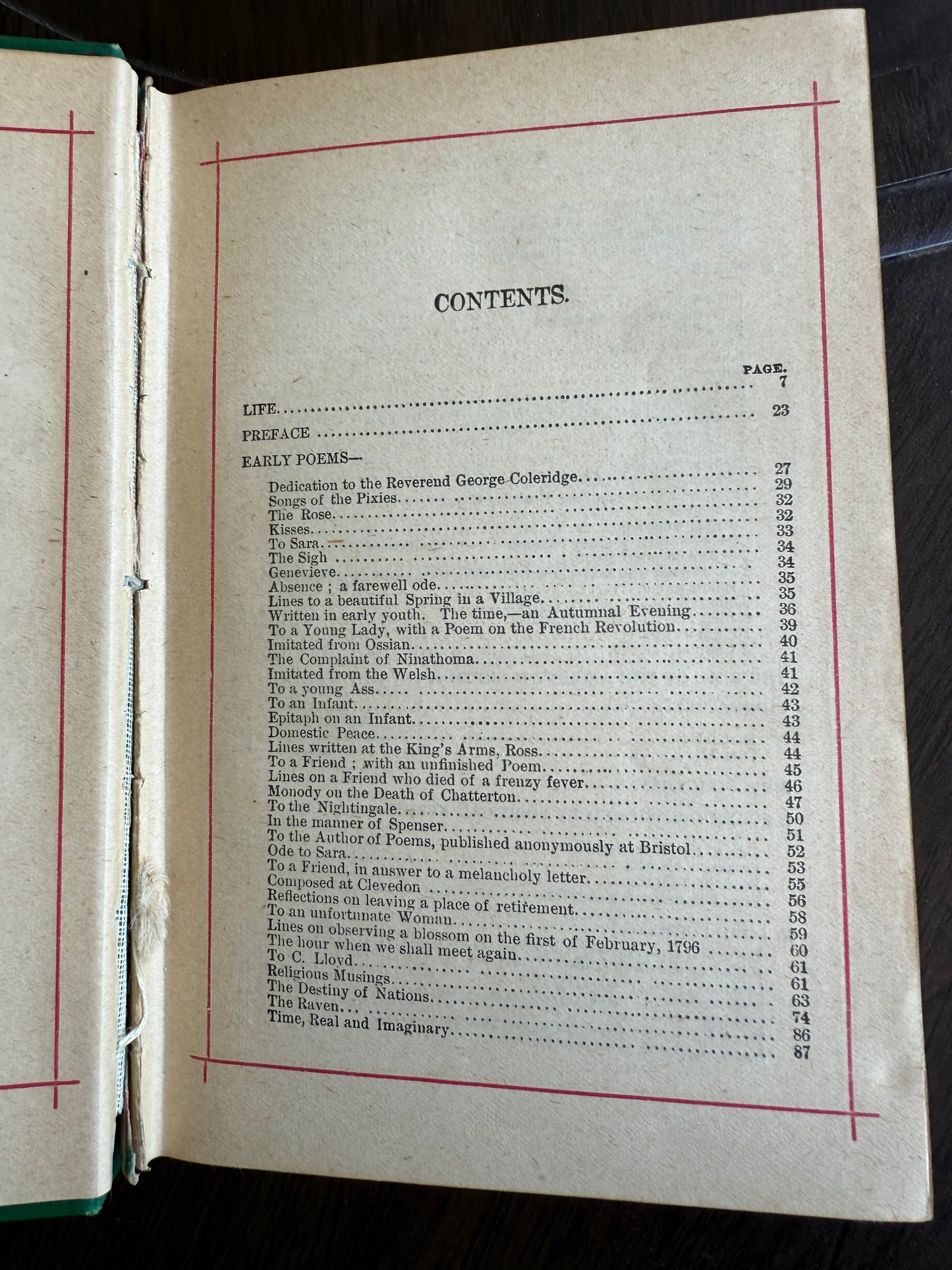 The Poetical Works of S T Coleridge, 1880’s