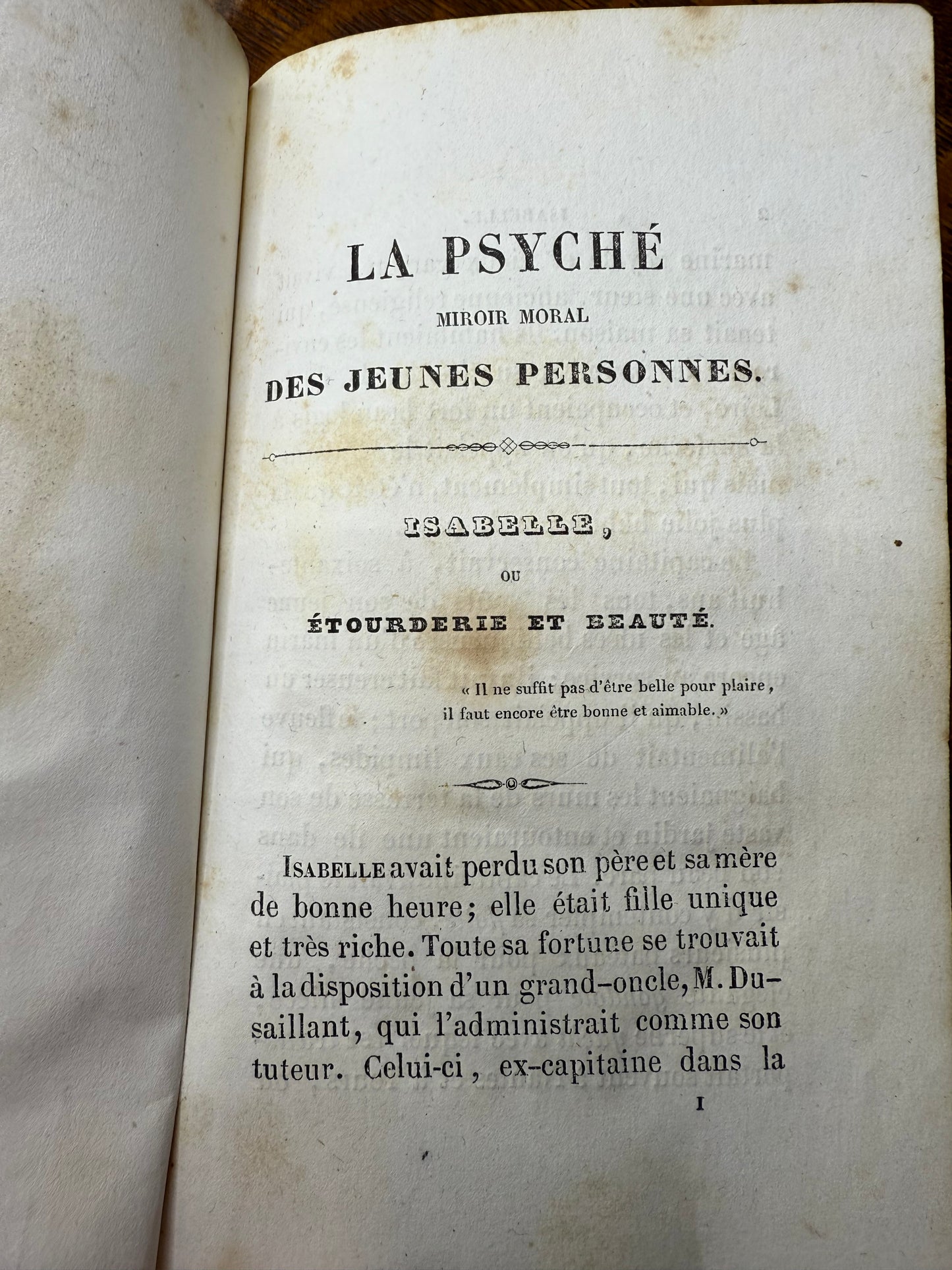 The Psyche of Young People, French Cartonnage Book