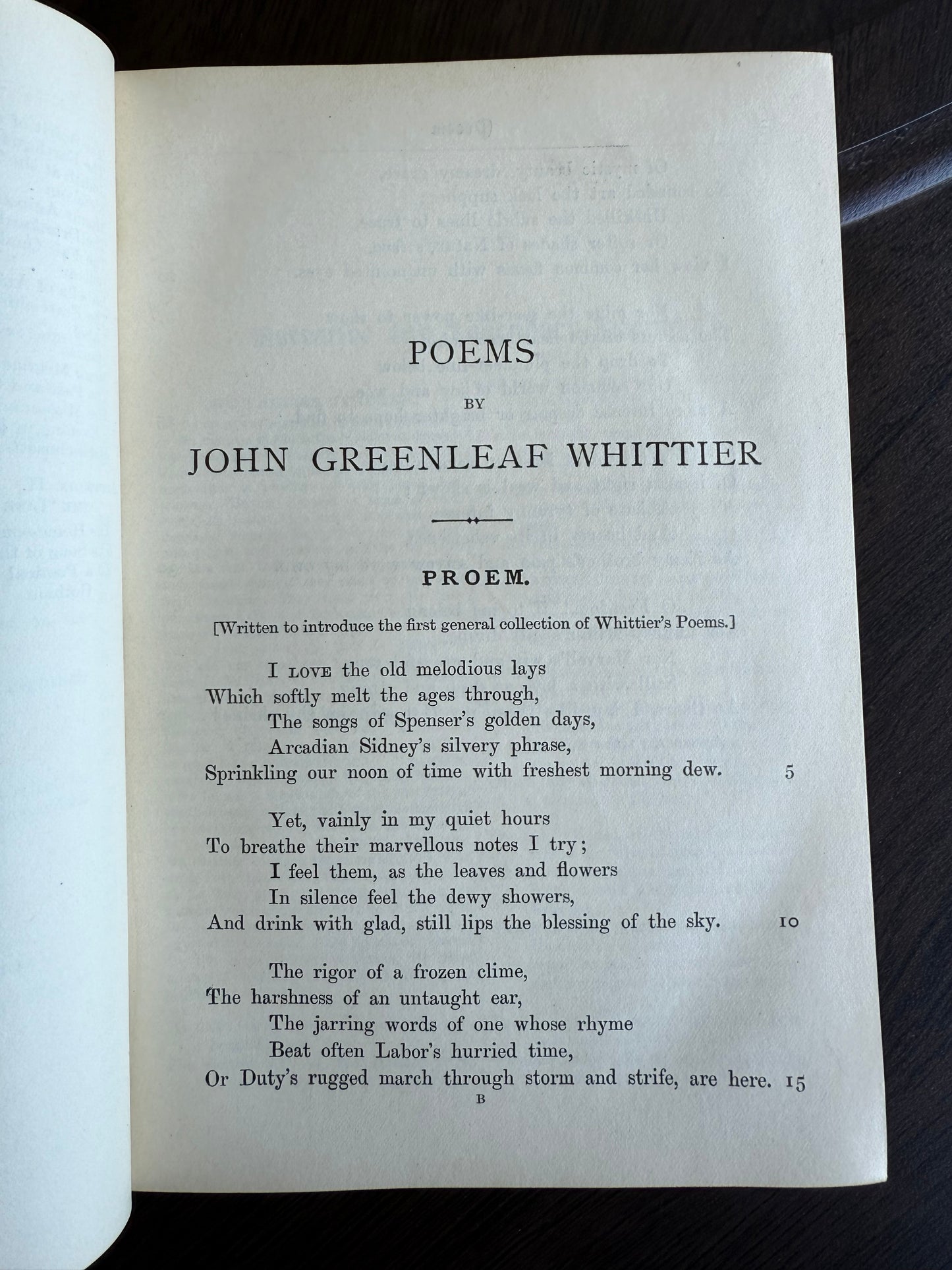 John G Whittier’s Poems, Oxford Edition, 1909