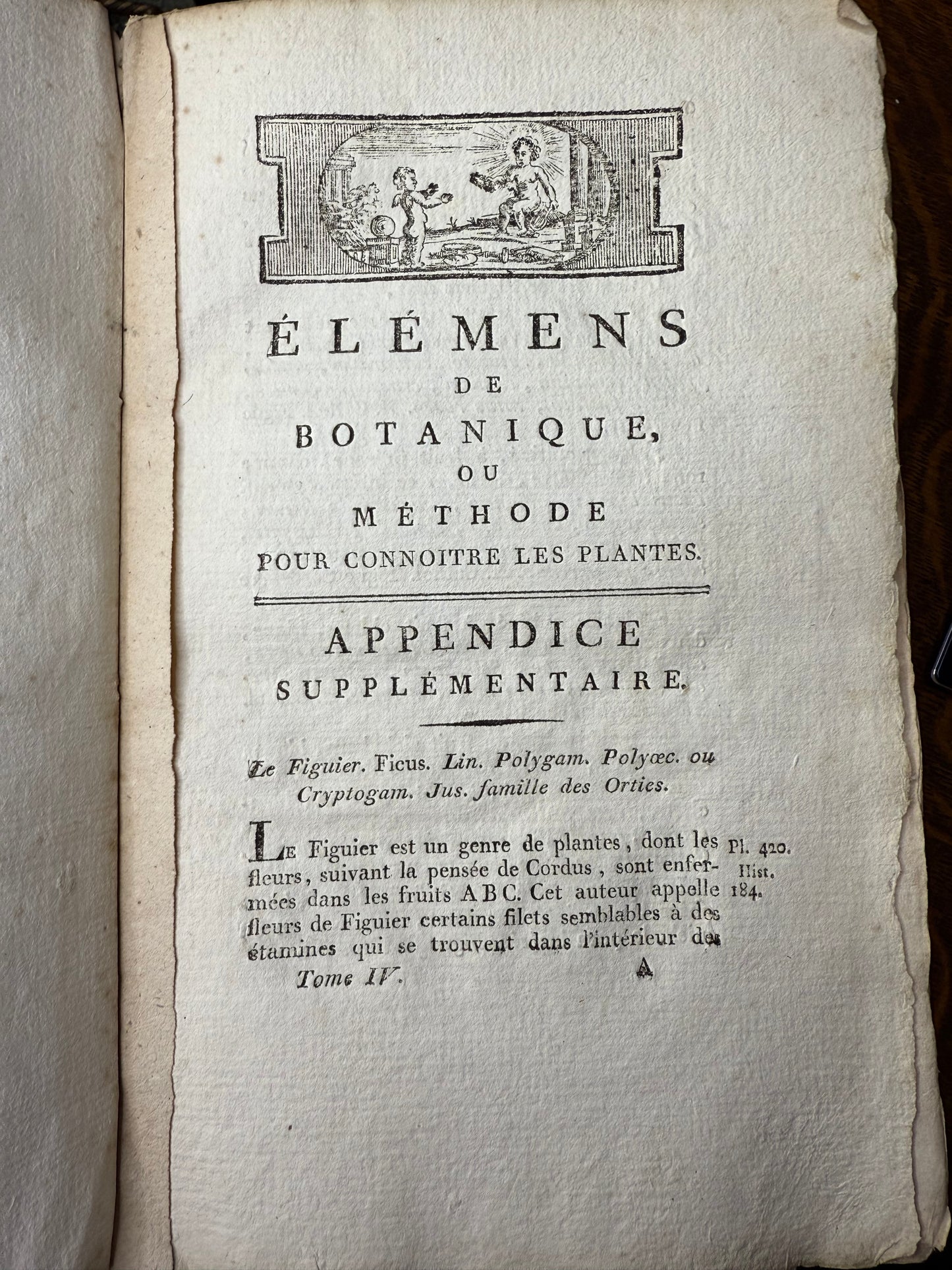 Elements of Botany, 1797, France