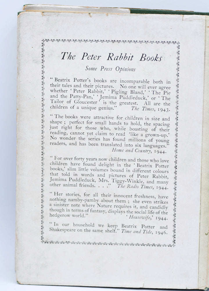 The Tale of Beatrix Potter Biography, 1946